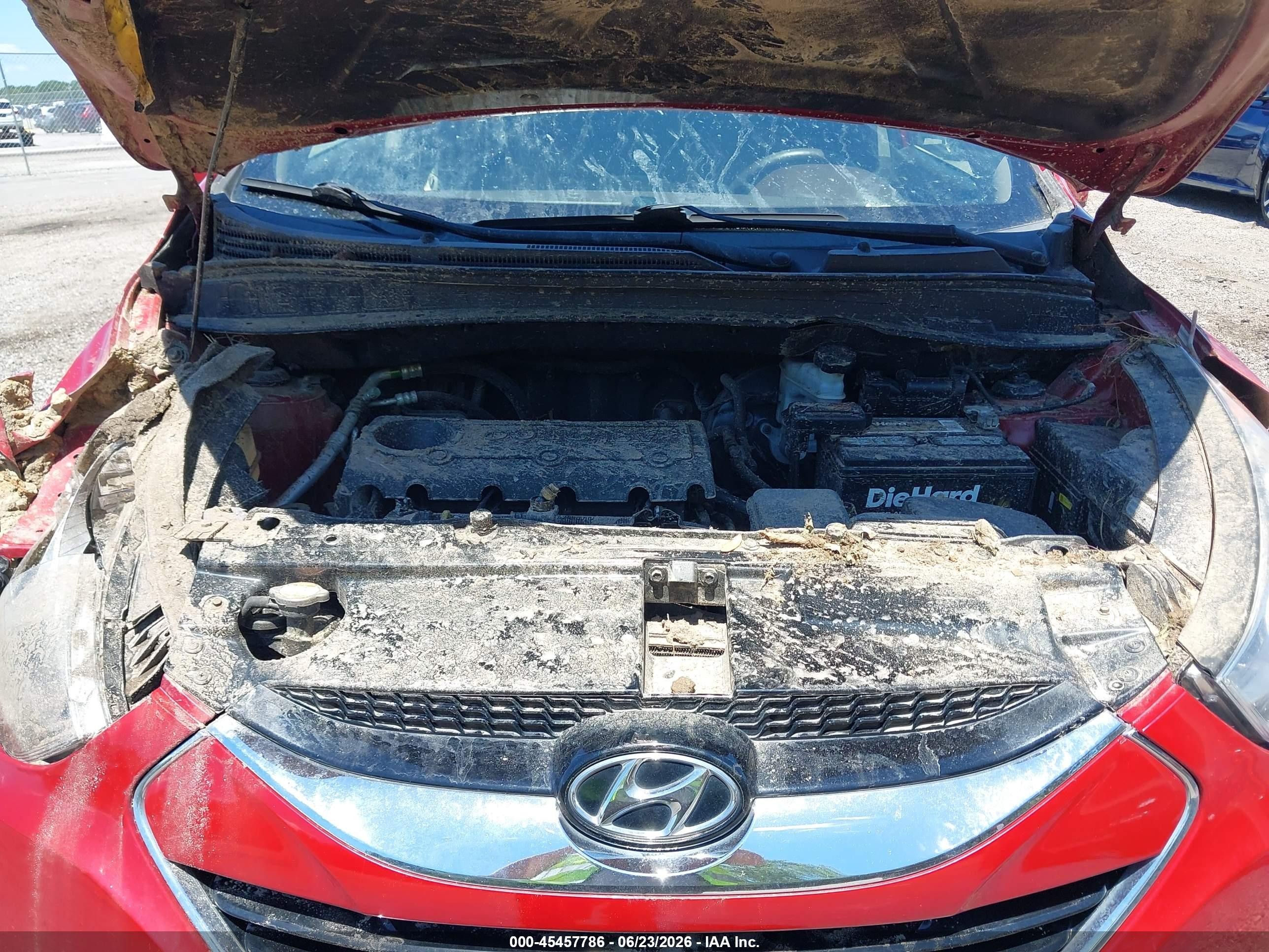 2013 Hyundai Tucson Limited Красный vin: KM8JUCACXDU611389