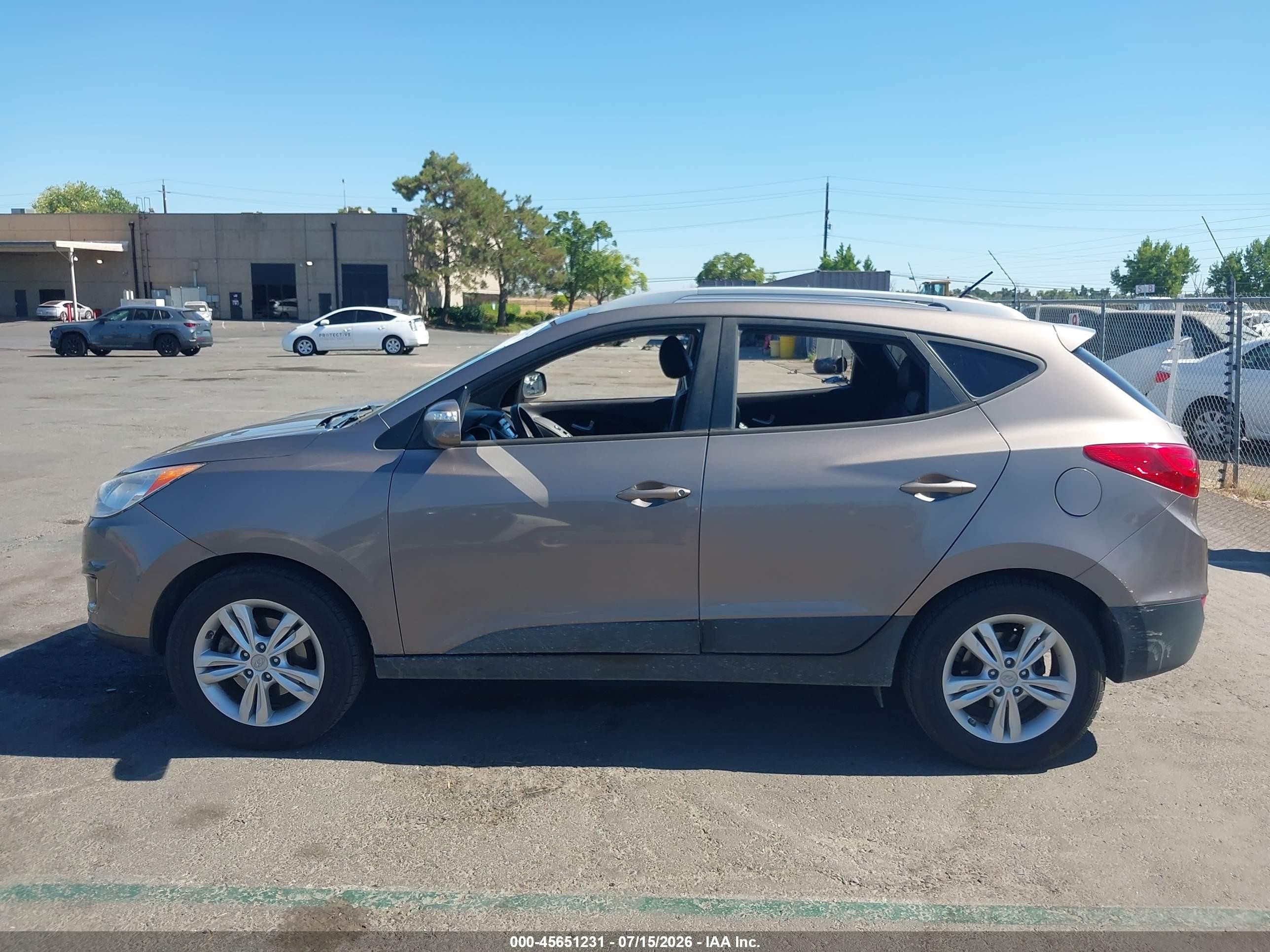 2013 Hyundai Tucson Gls Gold vin: KM8JUCACXDU621971