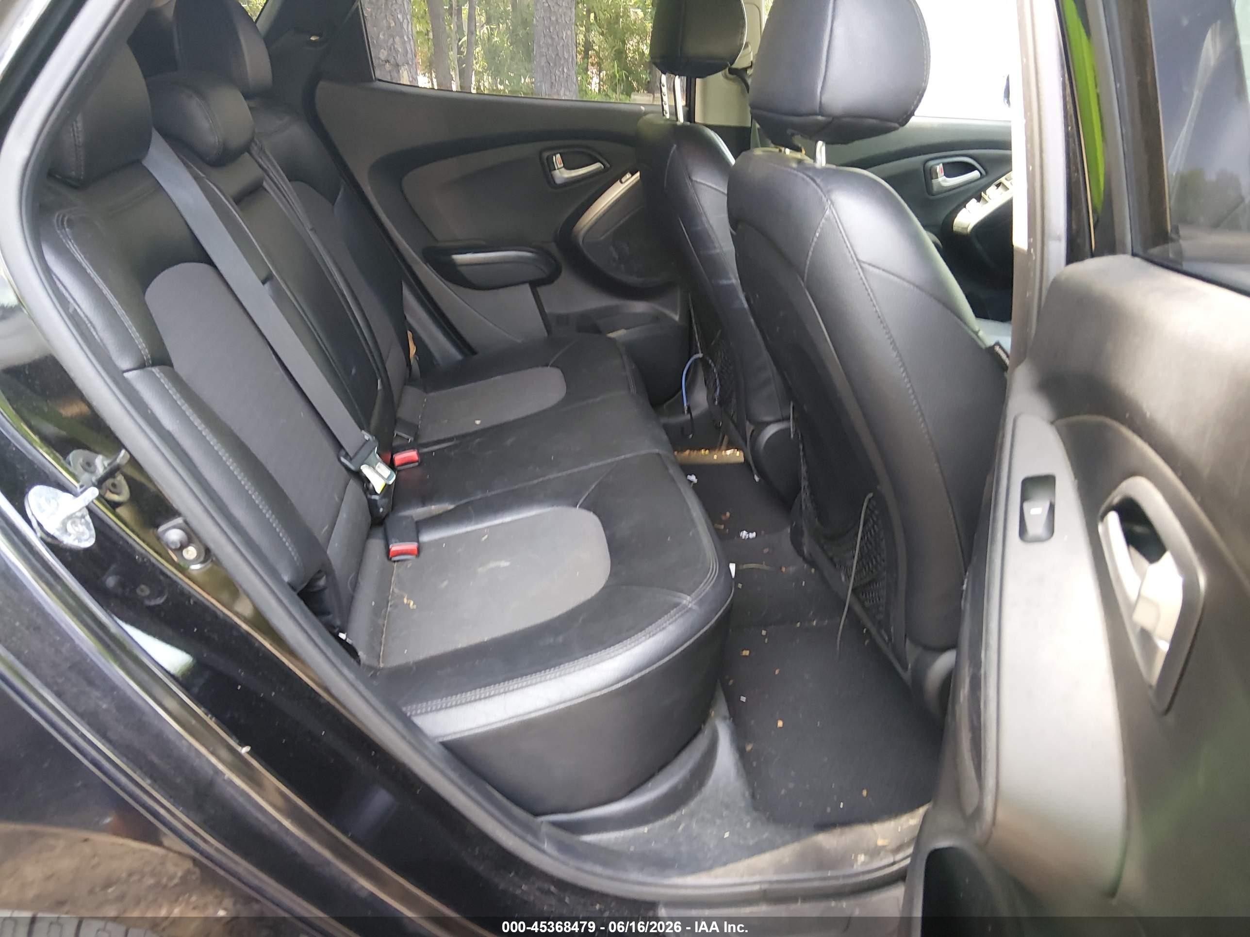 2013 Hyundai Tucson Gls Черный vin: KM8JUCACXDU642108