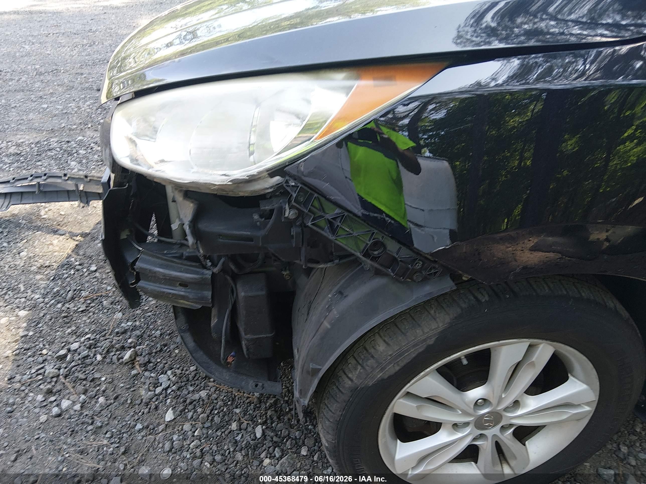 2013 Hyundai Tucson Gls Черный vin: KM8JUCACXDU642108
