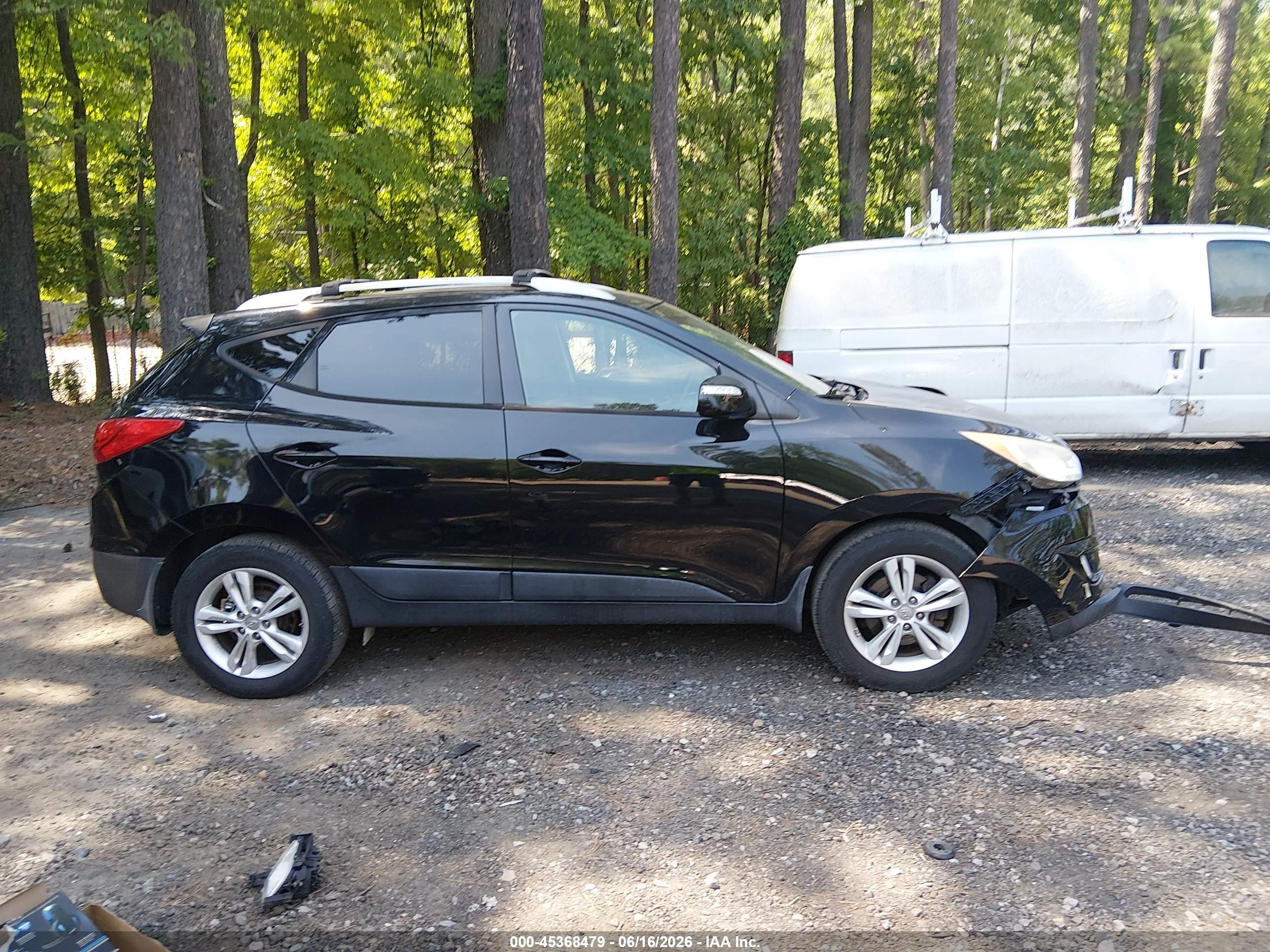 2013 Hyundai Tucson Gls Черный vin: KM8JUCACXDU642108
