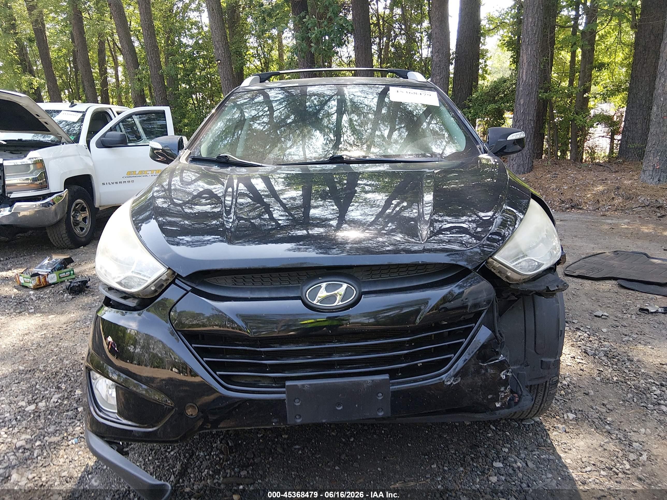 2013 Hyundai Tucson Gls Черный vin: KM8JUCACXDU642108