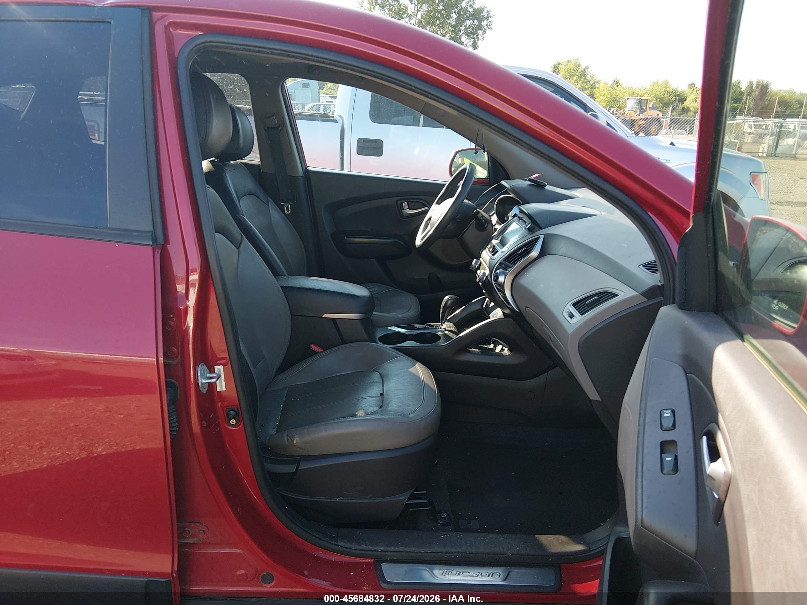 2013 Hyundai Tucson Limited Красный vin: KM8JUCACXDU772180