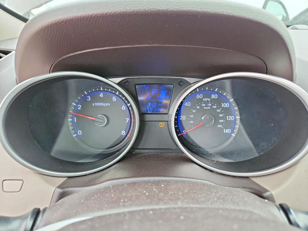 2014 Hyundai Tucson Se Brown vin: KM8JUCAG0EU915481