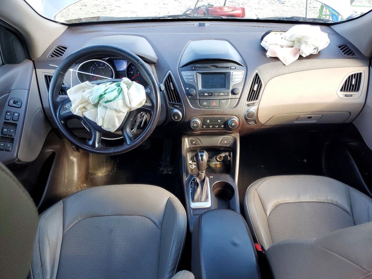 2014 Hyundai Tucson Se Silver vin: KM8JUCAG0EU930773