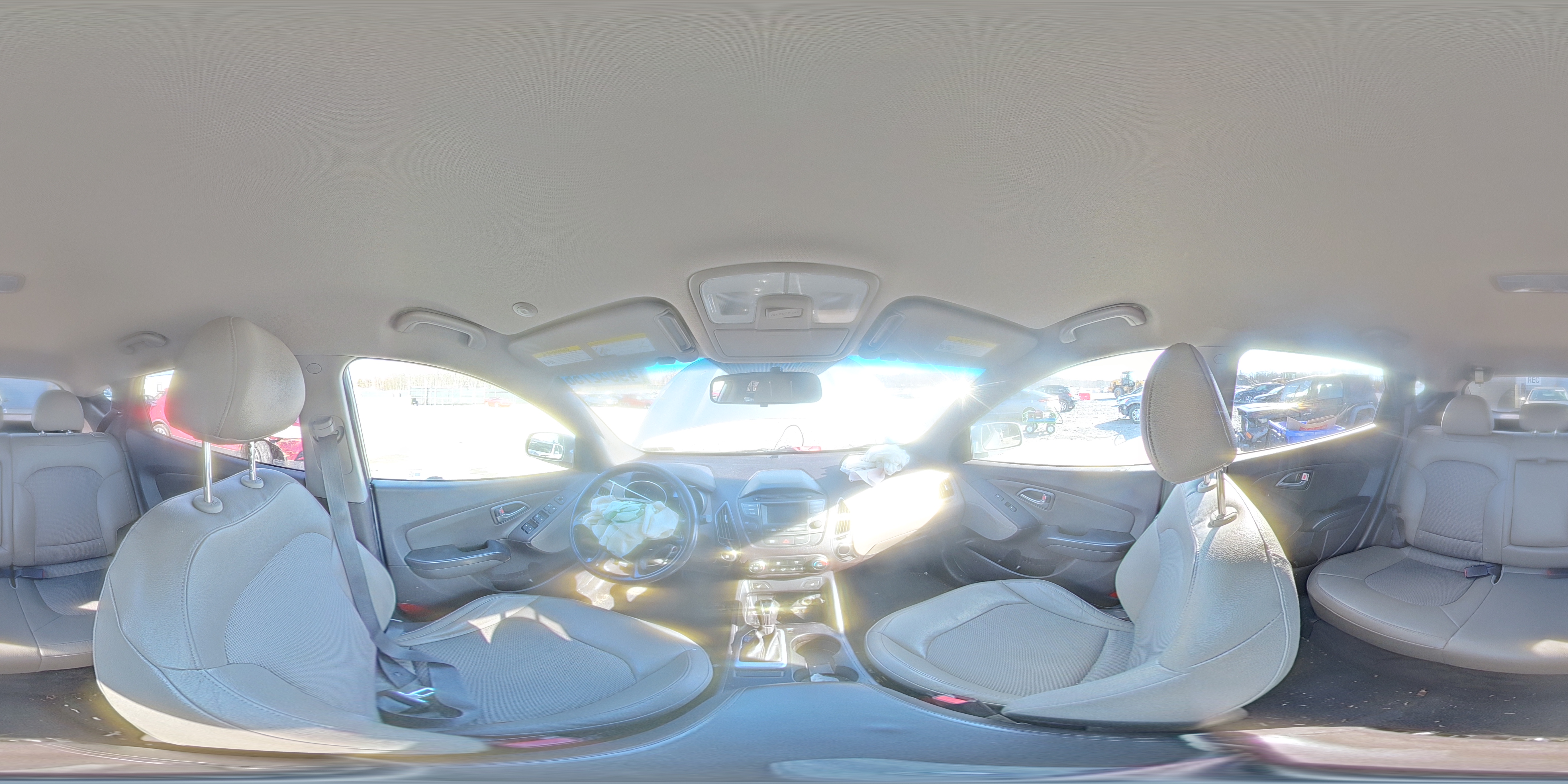 2014 Hyundai Tucson Se Silver vin: KM8JUCAG0EU930773