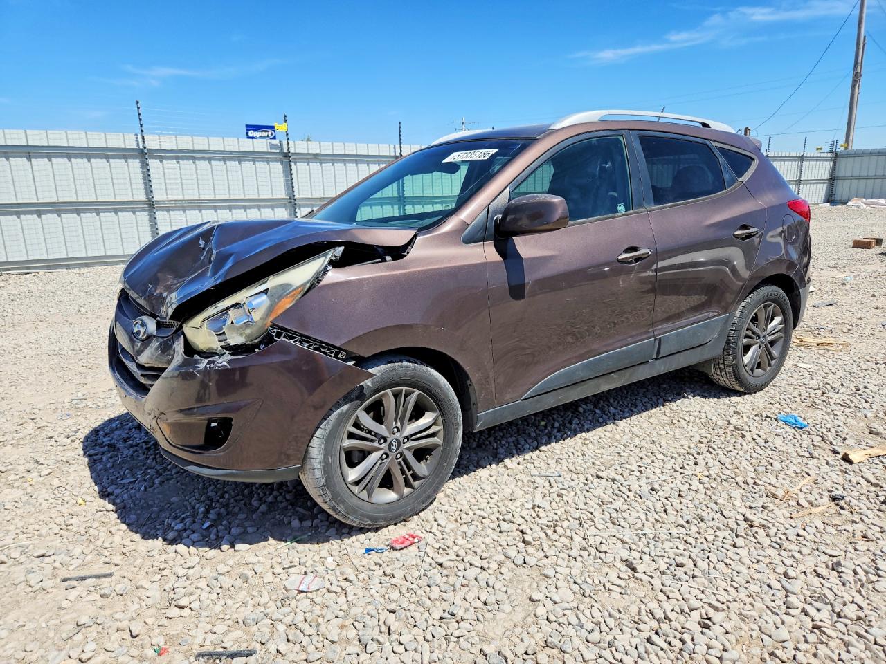 2015 Hyundai Tucson Se Brown vin: KM8JUCAG0FU007632