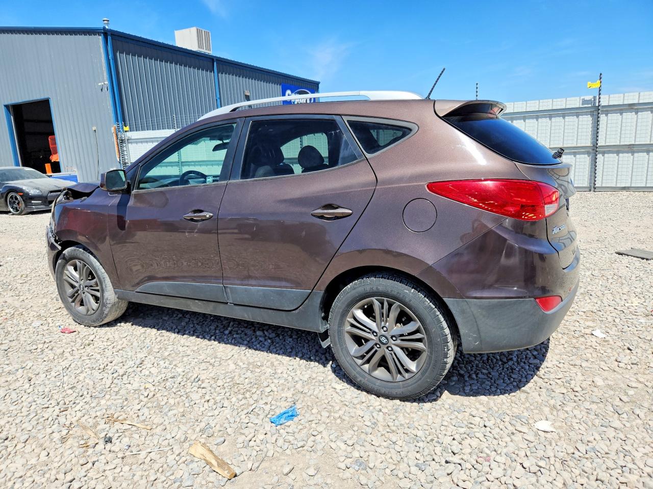 2015 Hyundai Tucson Se Brown vin: KM8JUCAG0FU007632
