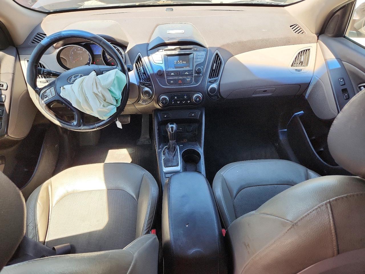 2015 Hyundai Tucson Se Brown vin: KM8JUCAG0FU007632