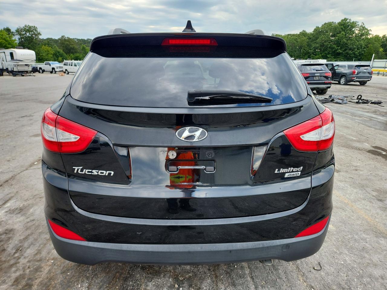2015 Hyundai Tucson Limited Black vin: KM8JUCAG0FU017674