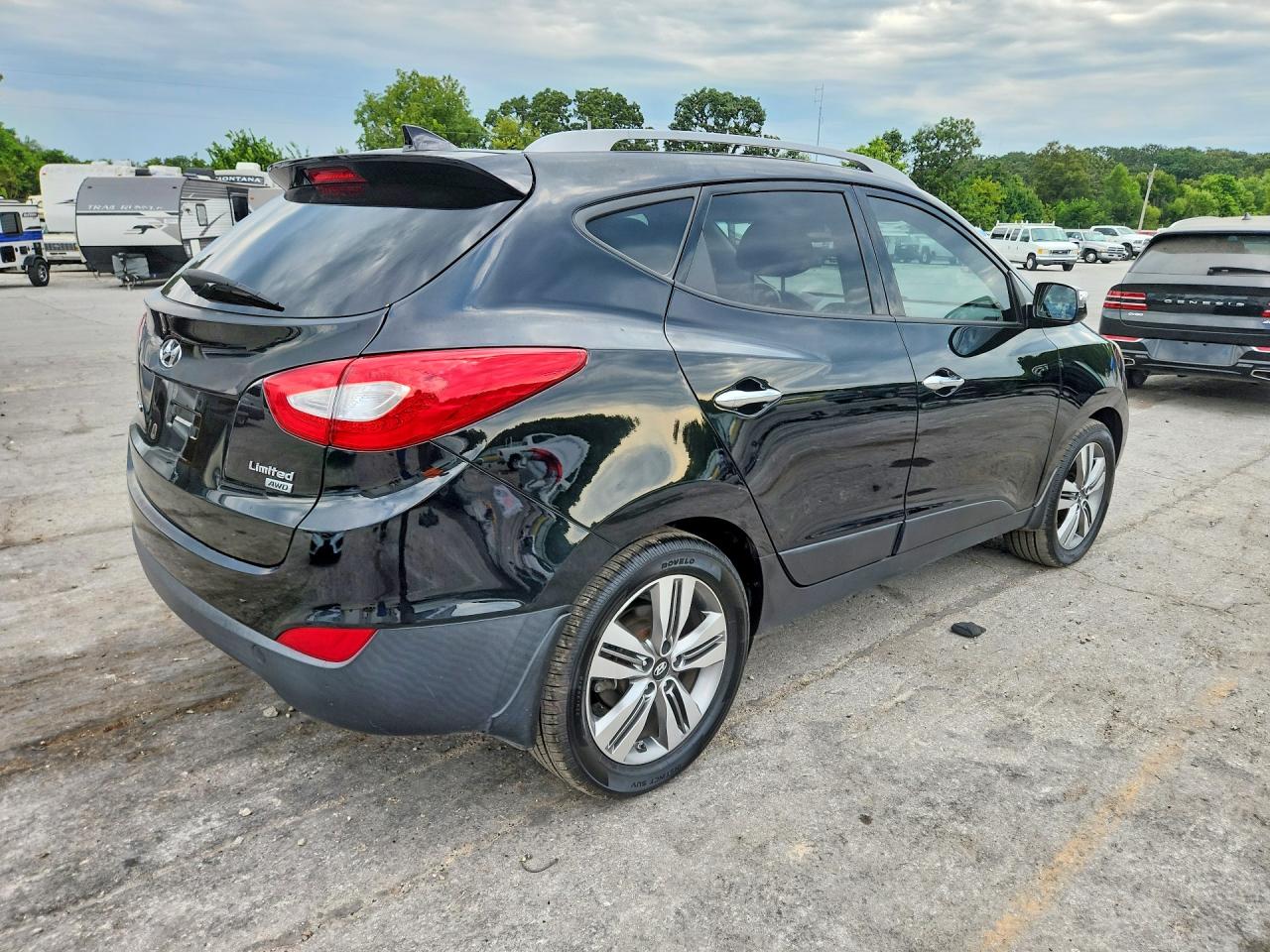2015 Hyundai Tucson Limited Black vin: KM8JUCAG0FU017674