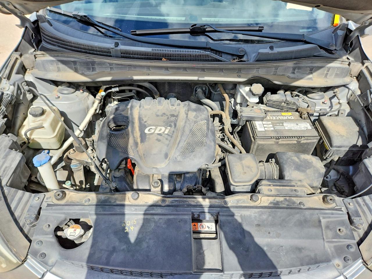 2015 Hyundai Tucson Se Silver vin: KM8JUCAG0FU021076