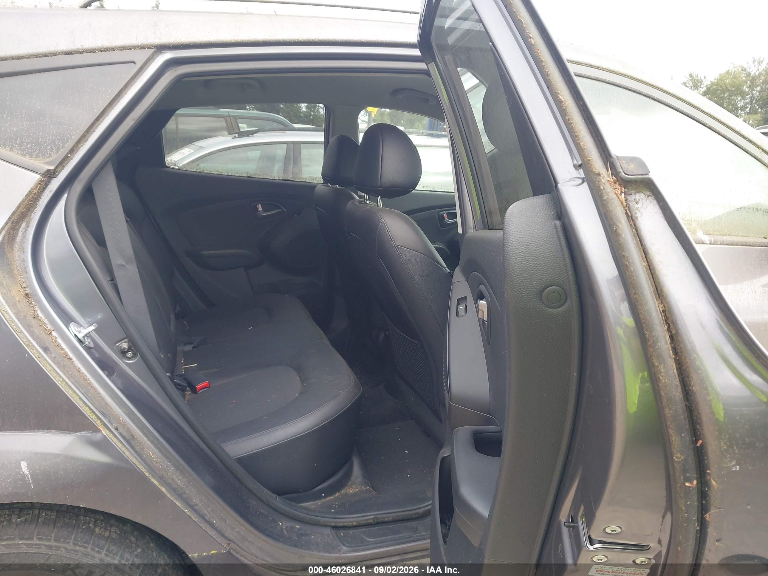 2015 Hyundai Tucson Se Gray vin: KM8JUCAG0FU021871