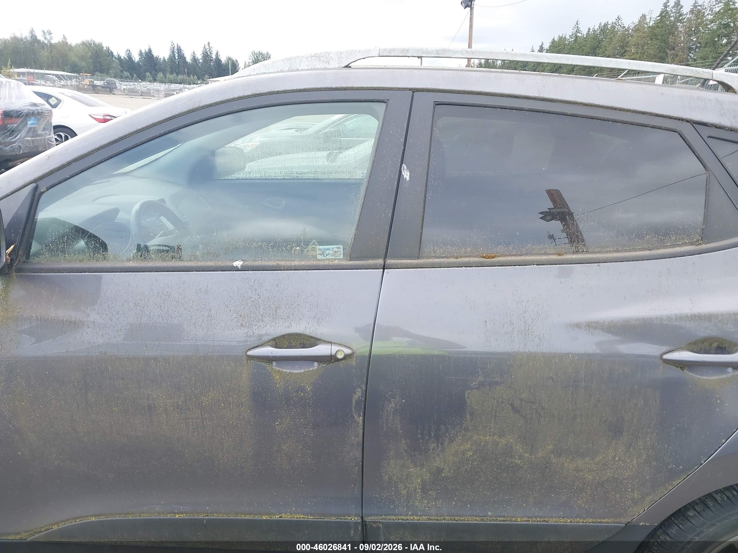 2015 Hyundai Tucson Se Gray vin: KM8JUCAG0FU021871