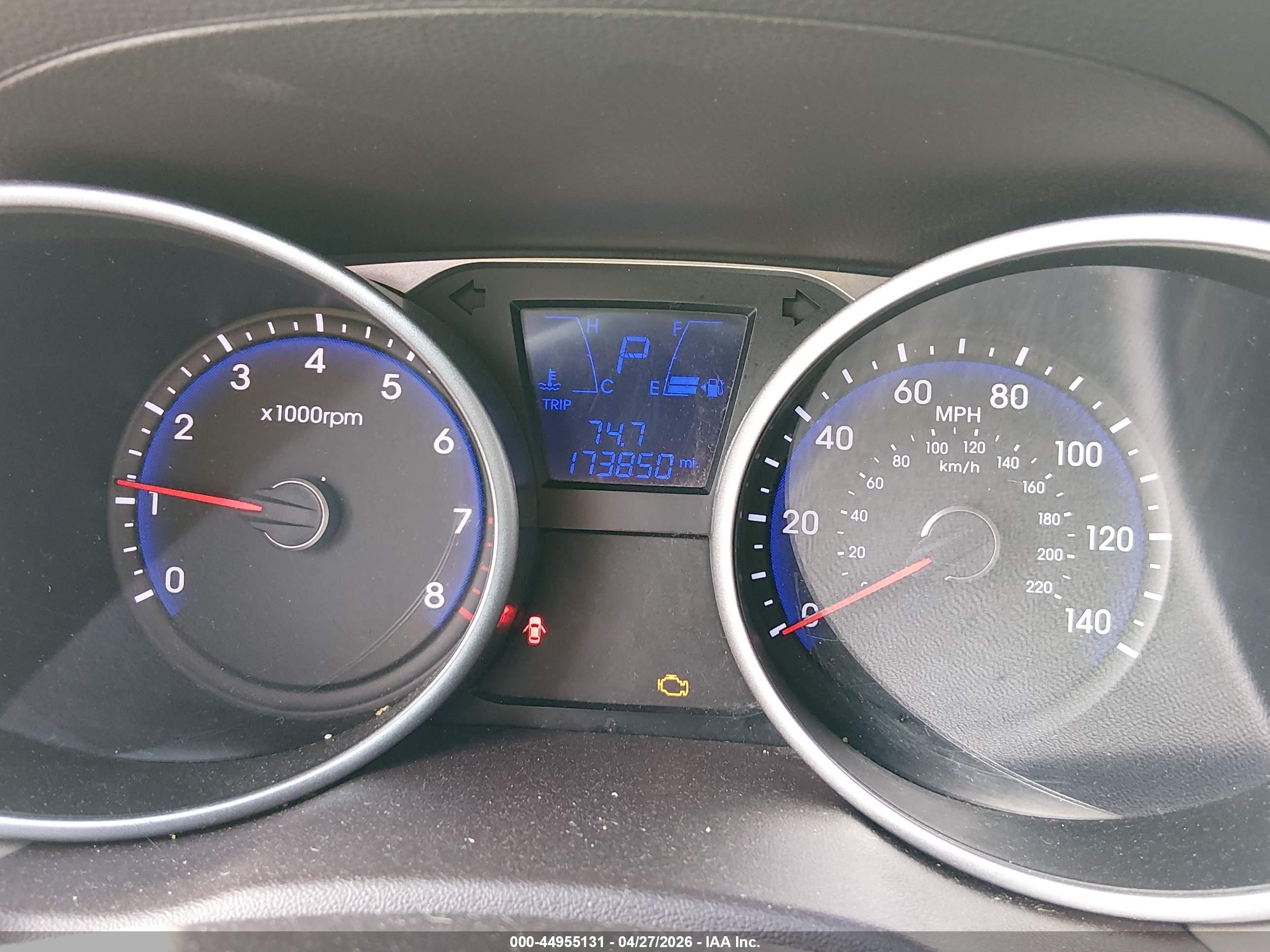 2015 Hyundai Tucson Se Красный vin: KM8JUCAG0FU052957