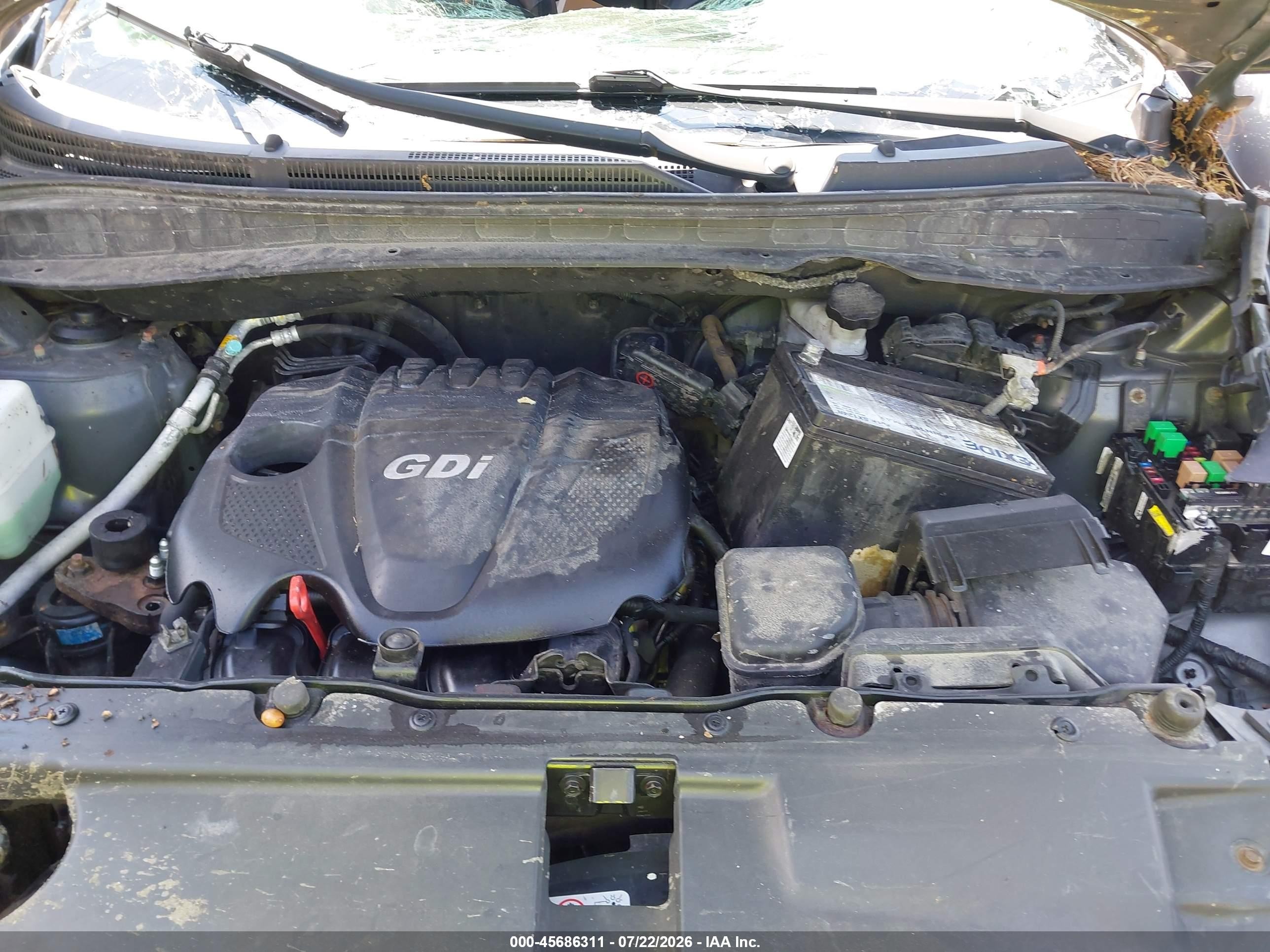 2015 Hyundai Tucson Se Серый vin: KM8JUCAG0FU979943