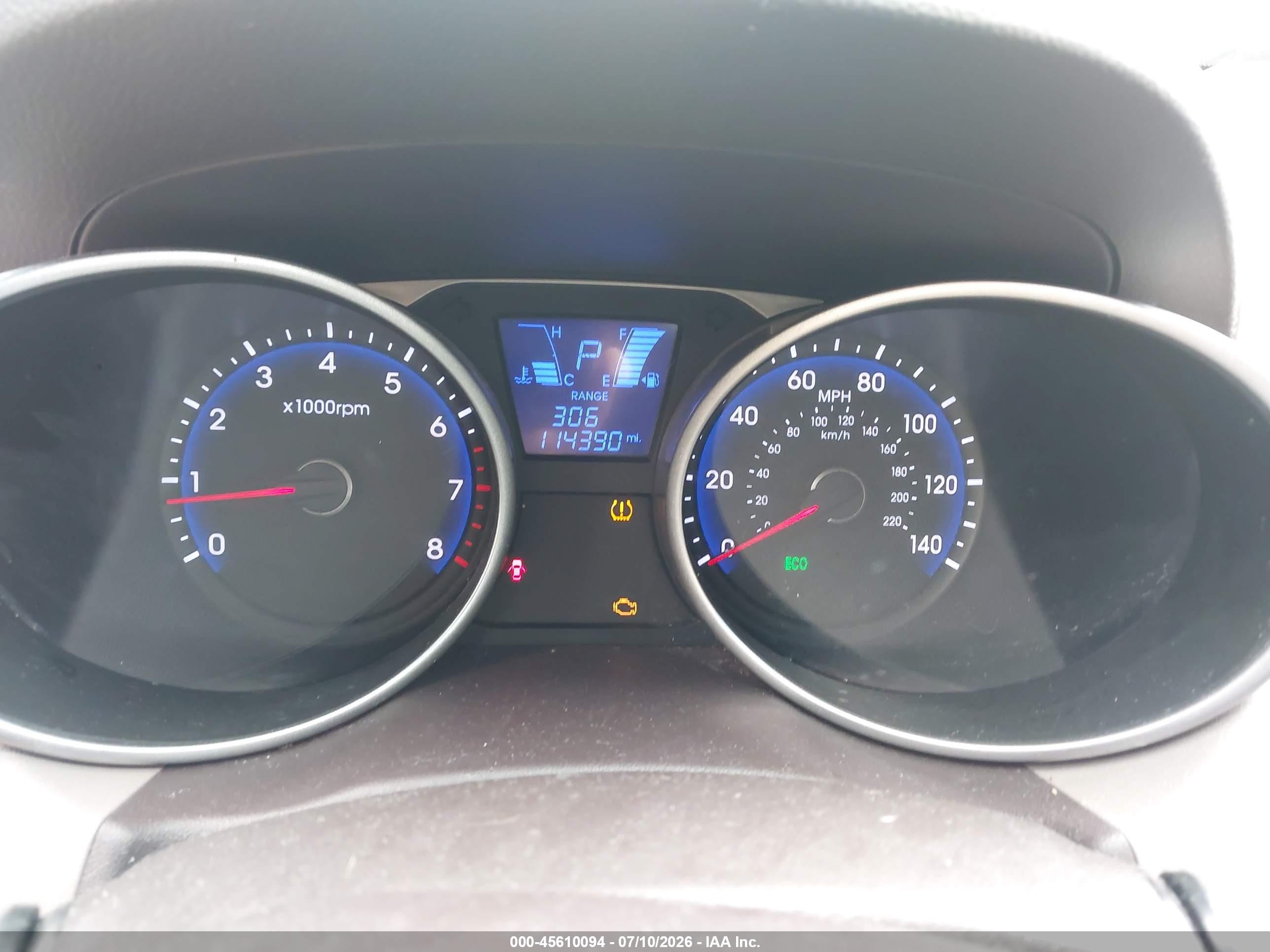 2015 Hyundai Tucson Se Blue vin: KM8JUCAG0FU982647