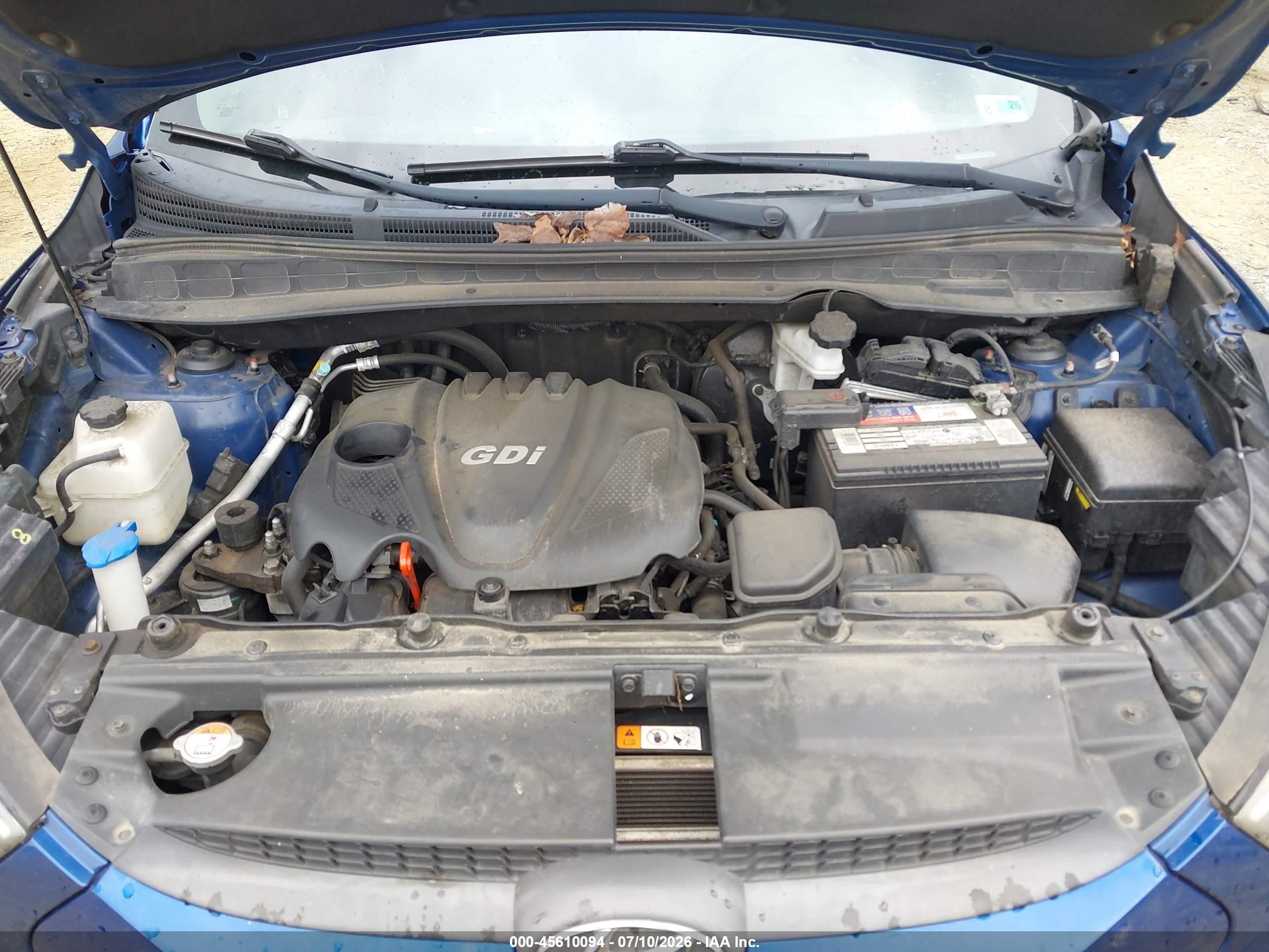2015 Hyundai Tucson Se Blue vin: KM8JUCAG0FU982647