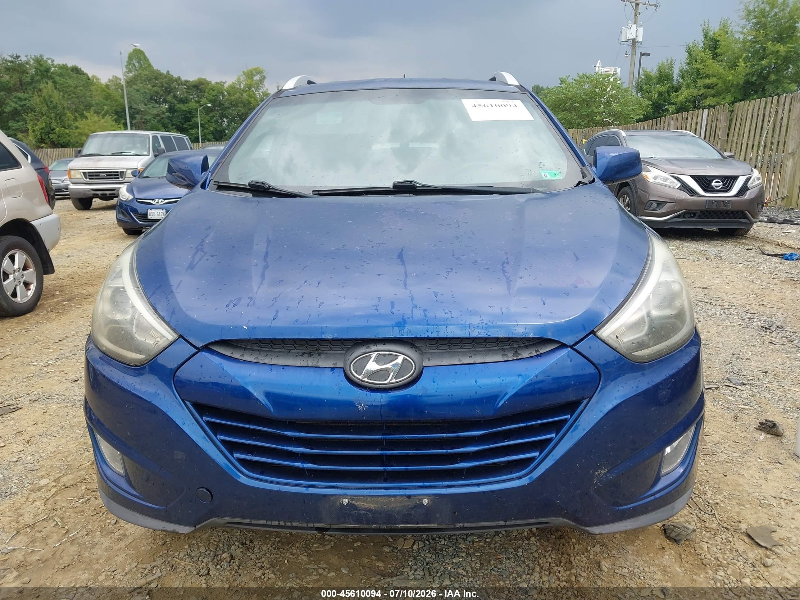 2015 Hyundai Tucson Se Blue vin: KM8JUCAG0FU982647