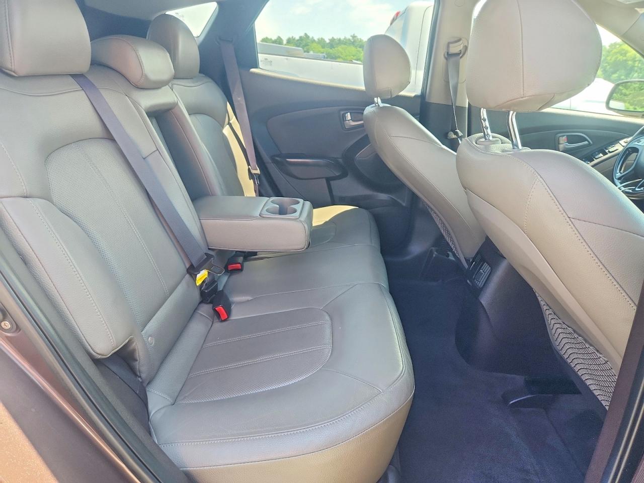2014 Hyundai Tucson Limited Brown vin: KM8JUCAG1EU842671