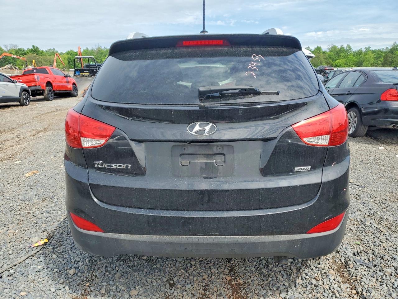 2015 Hyundai Tucson Se Black vin: KM8JUCAG1FU080623