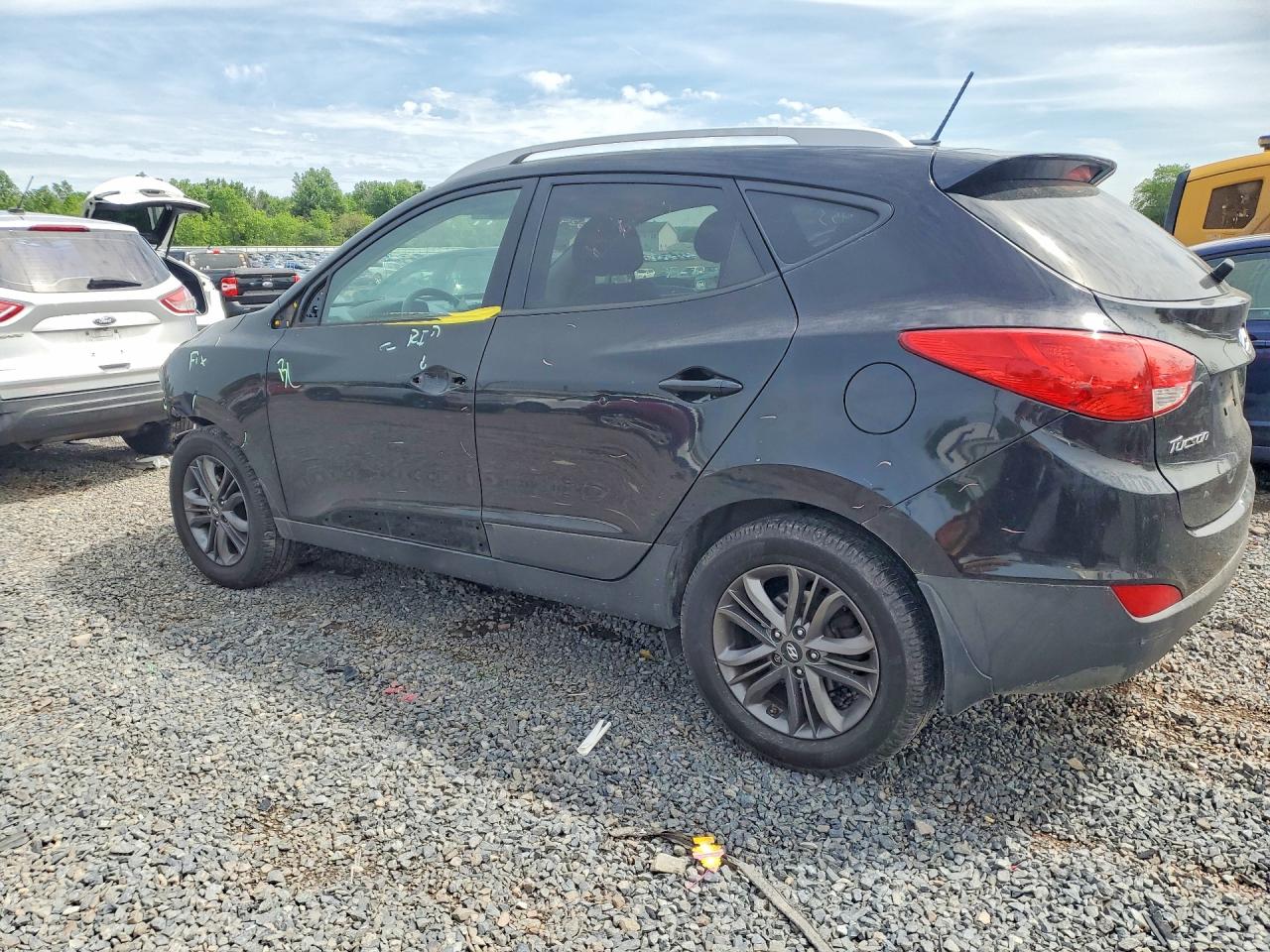 2015 Hyundai Tucson Se Black vin: KM8JUCAG1FU080623