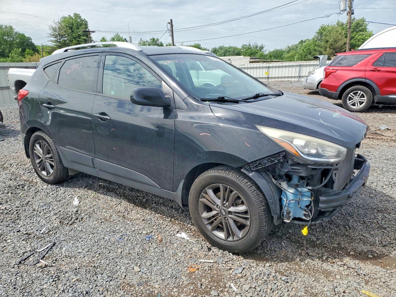 2015 Hyundai Tucson Se Black vin: KM8JUCAG1FU080623