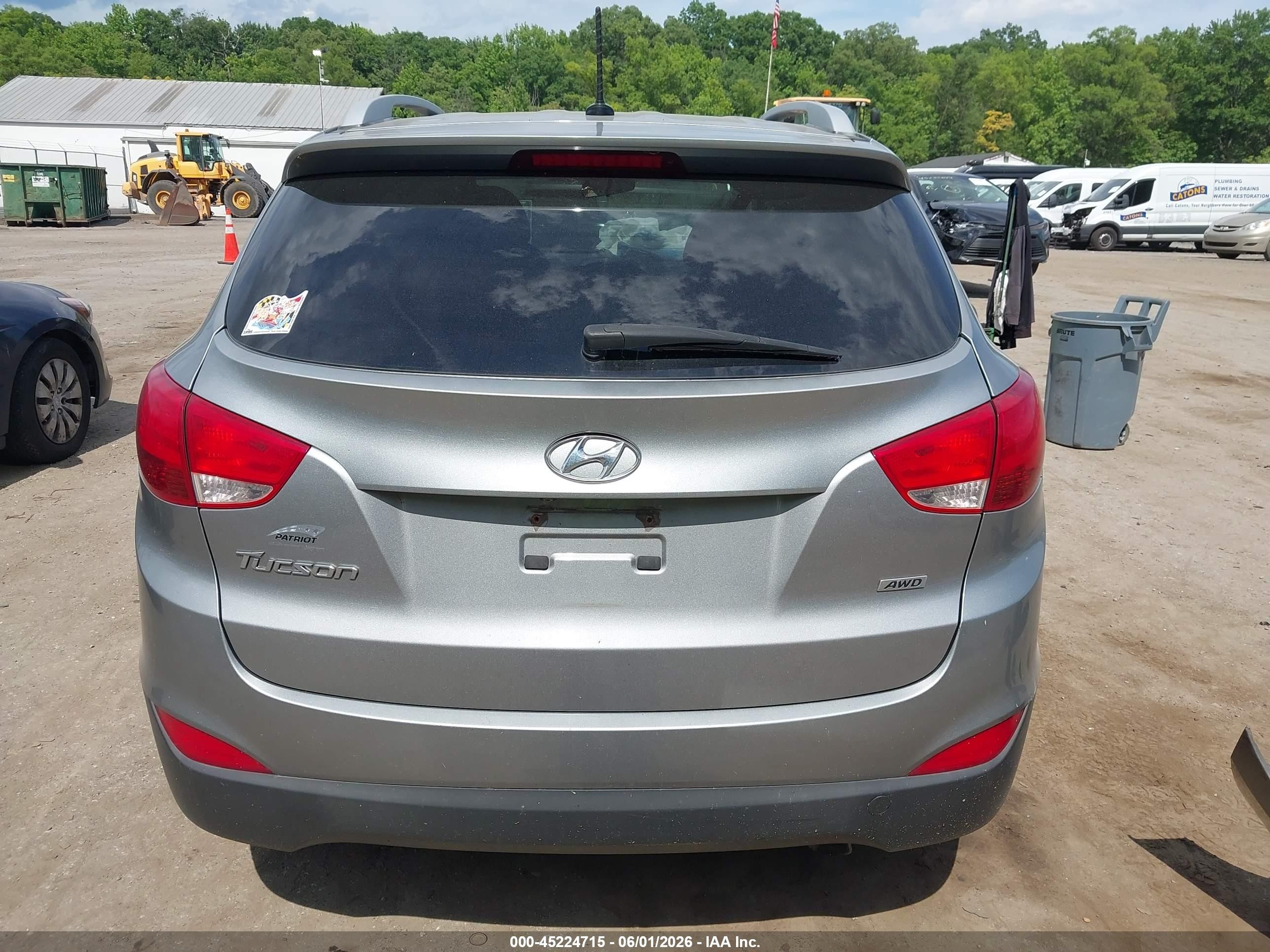 2015 Hyundai Tucson Se Silver vin: KM8JUCAG1FU080685