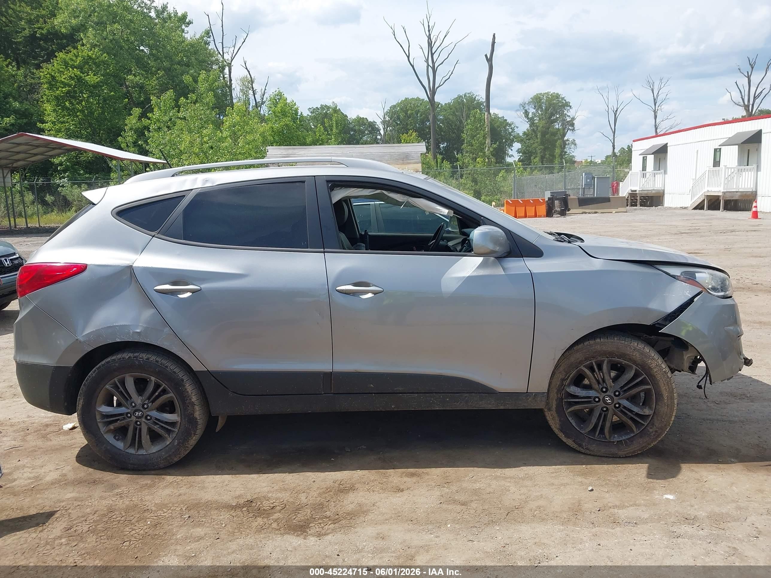 2015 Hyundai Tucson Se Silver vin: KM8JUCAG1FU080685