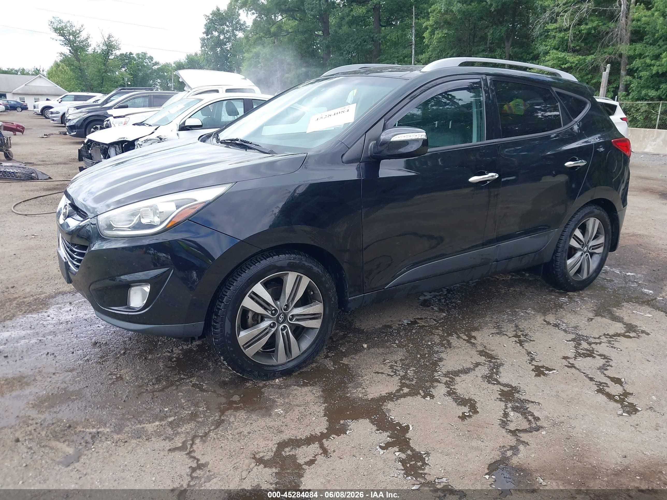 2015 Hyundai Tucson Limited Black vin: KM8JUCAG1FU100465