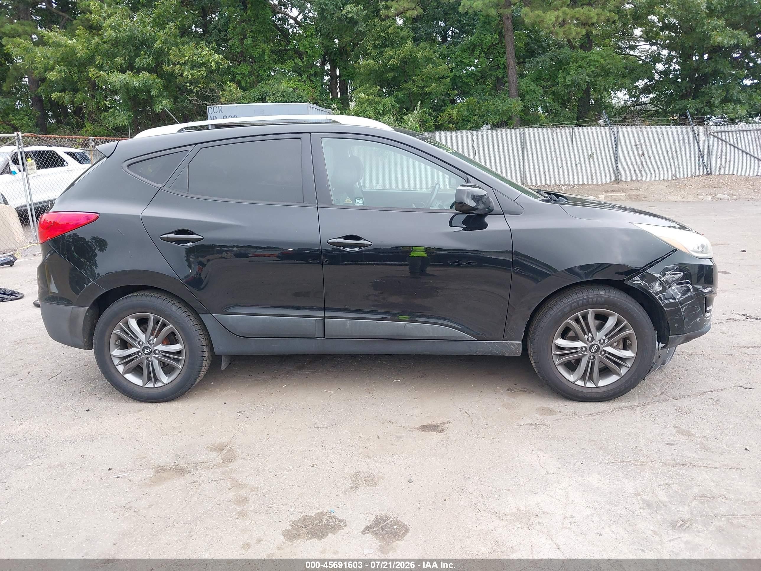 2015 Hyundai Tucson Se Black vin: KM8JUCAG1FU113569