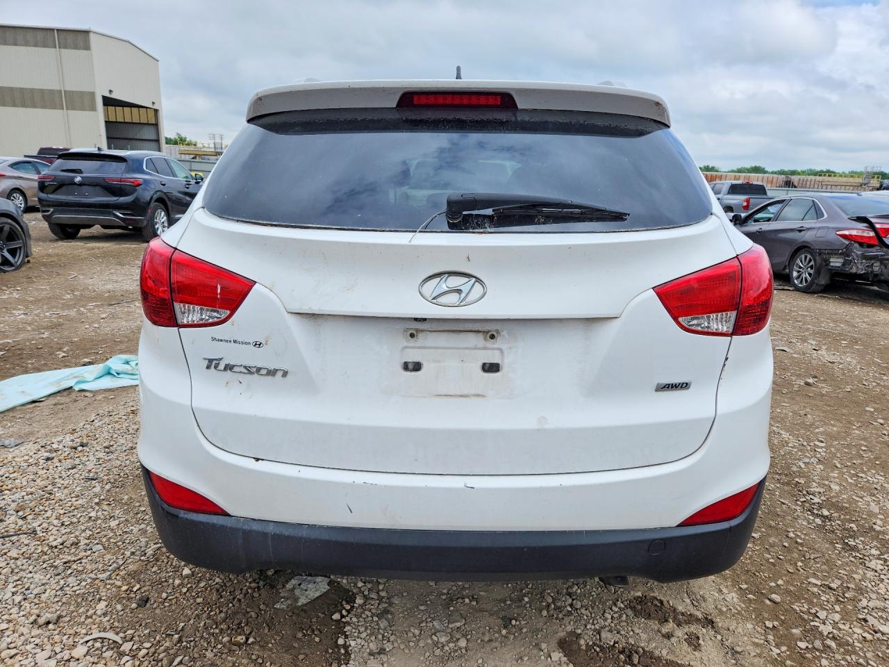2015 Hyundai Tucson Se White vin: KM8JUCAG1FU972709