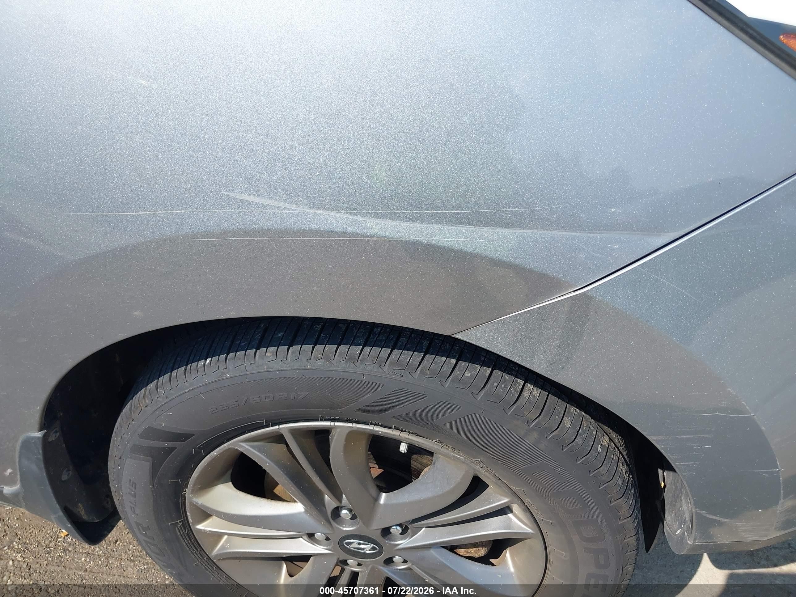 2014 Hyundai Tucson Se Silver vin: KM8JUCAG2EU806164