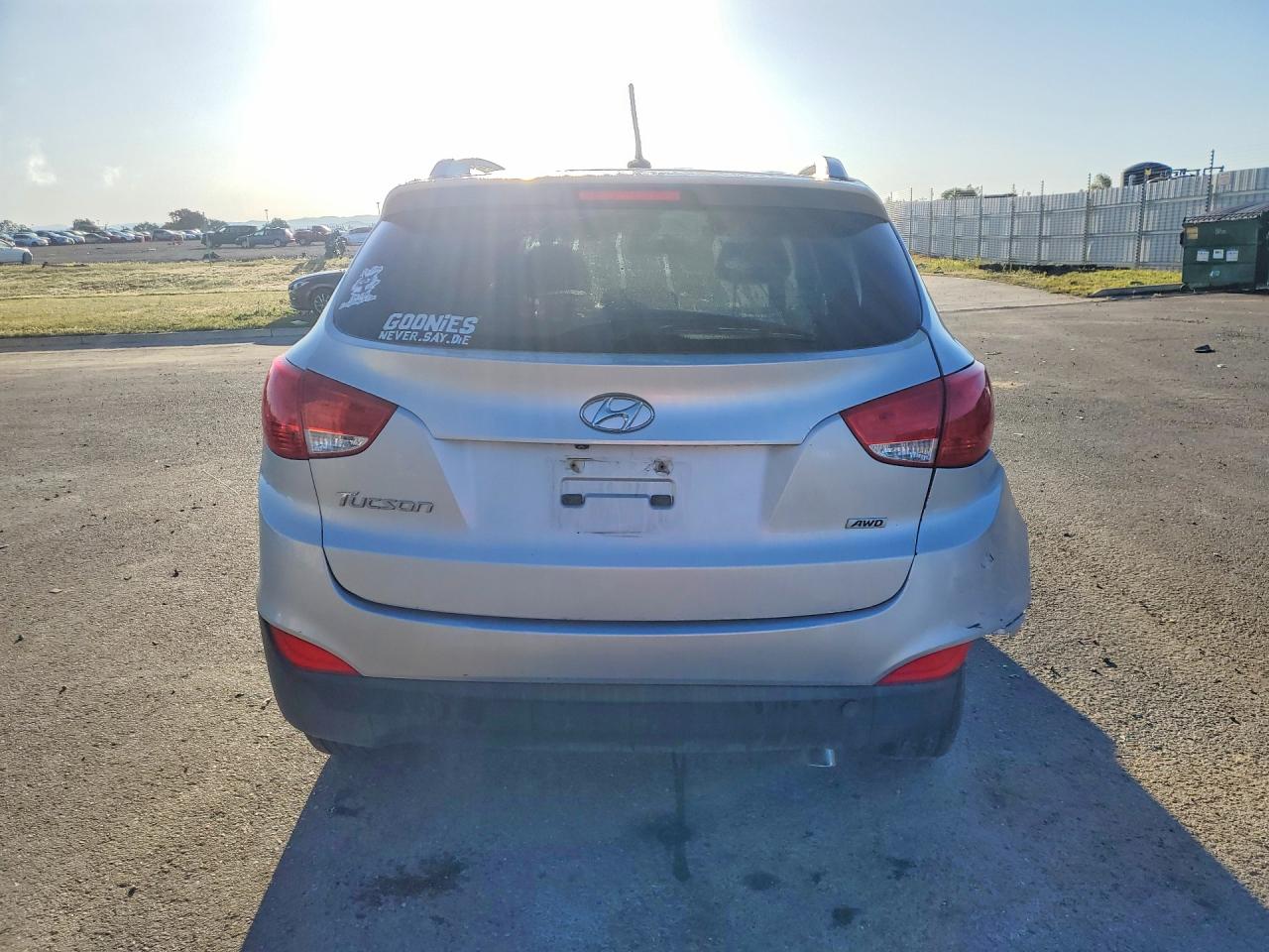 2014 Hyundai Tucson Se Silver vin: KM8JUCAG2EU878644