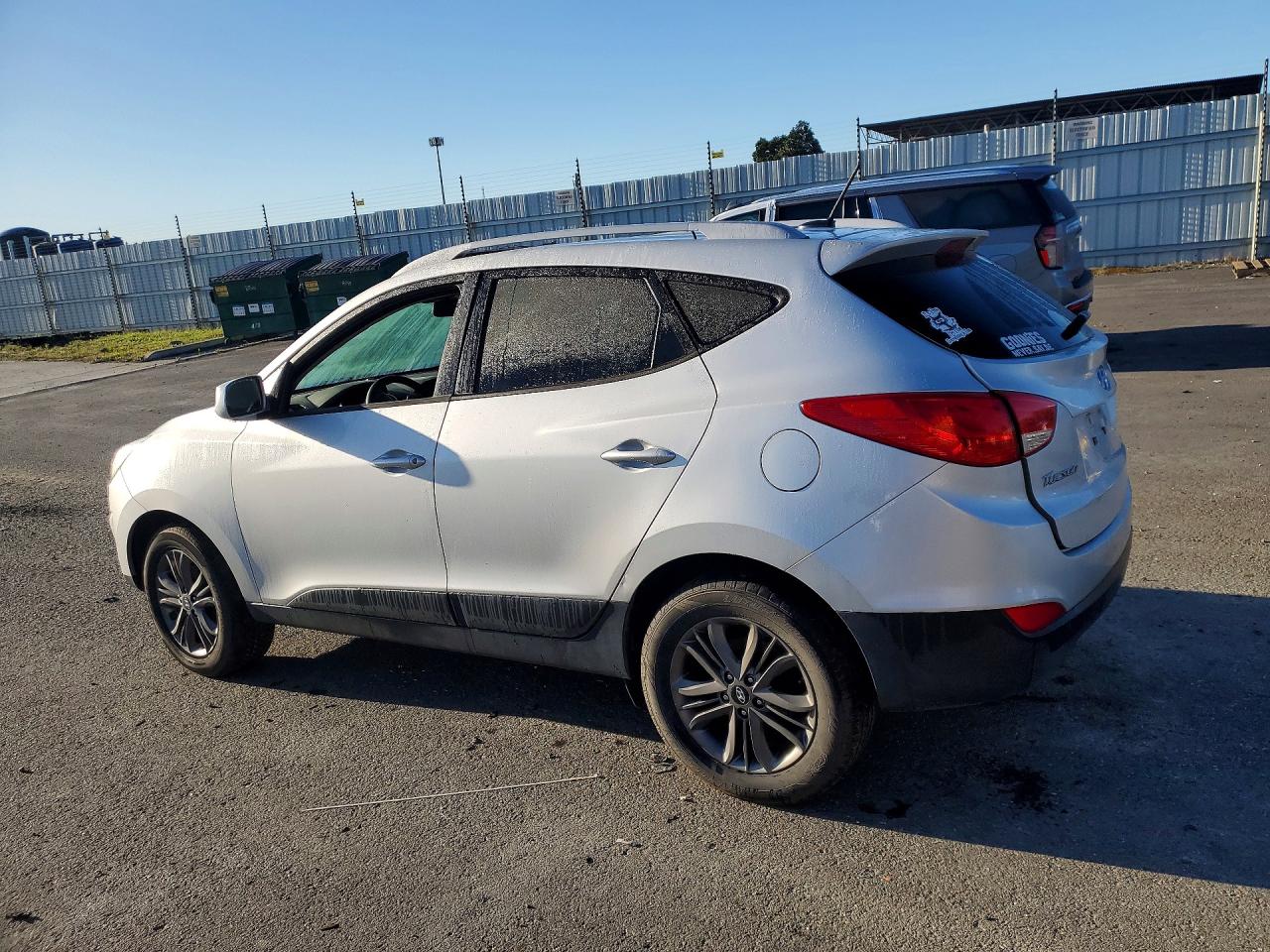 2014 Hyundai Tucson Se Silver vin: KM8JUCAG2EU878644