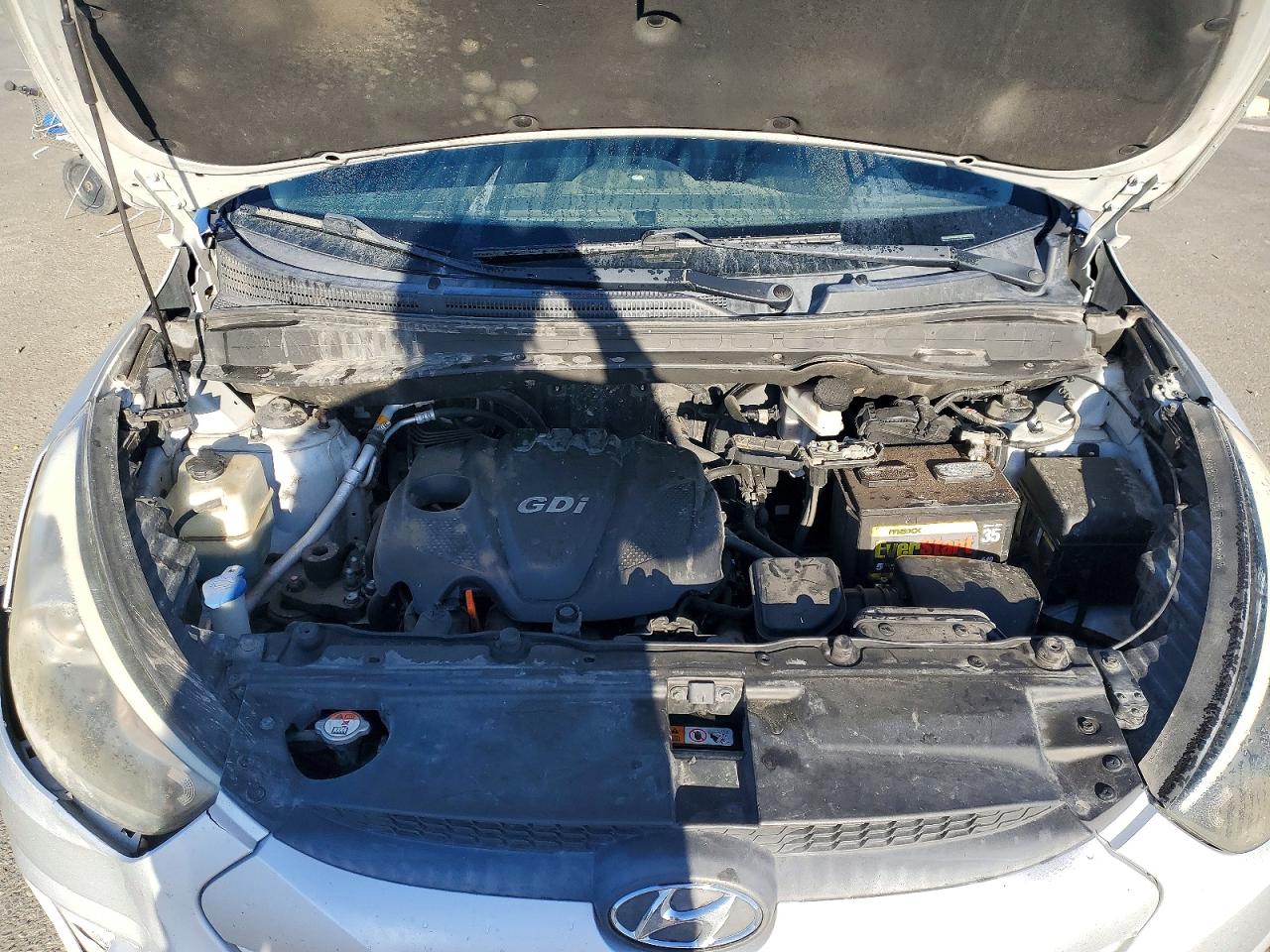2014 Hyundai Tucson Se Silver vin: KM8JUCAG2EU878644