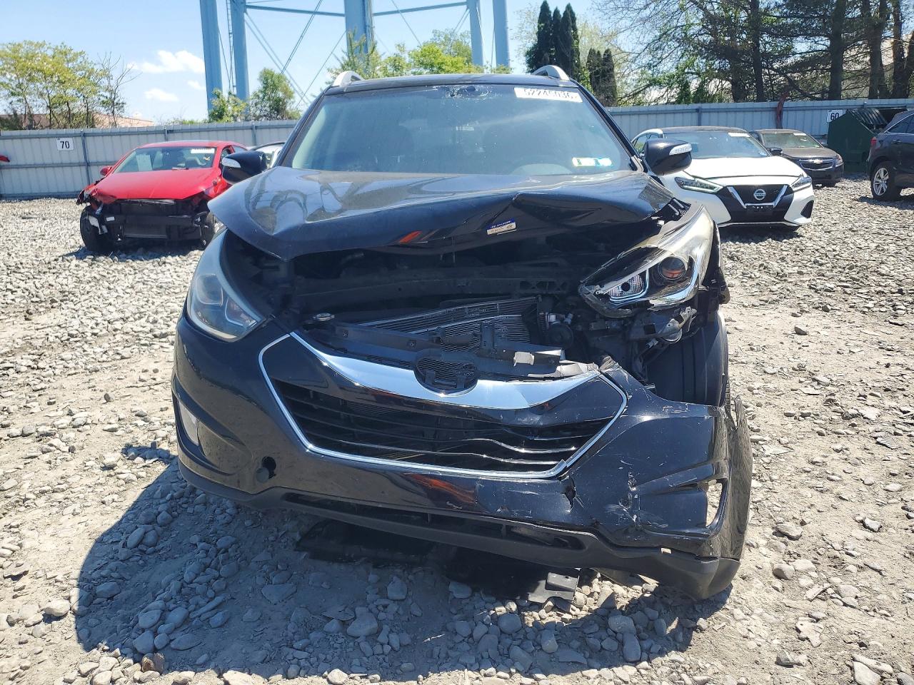 2015 Hyundai Tucson Limited Black vin: KM8JUCAG2FU058310