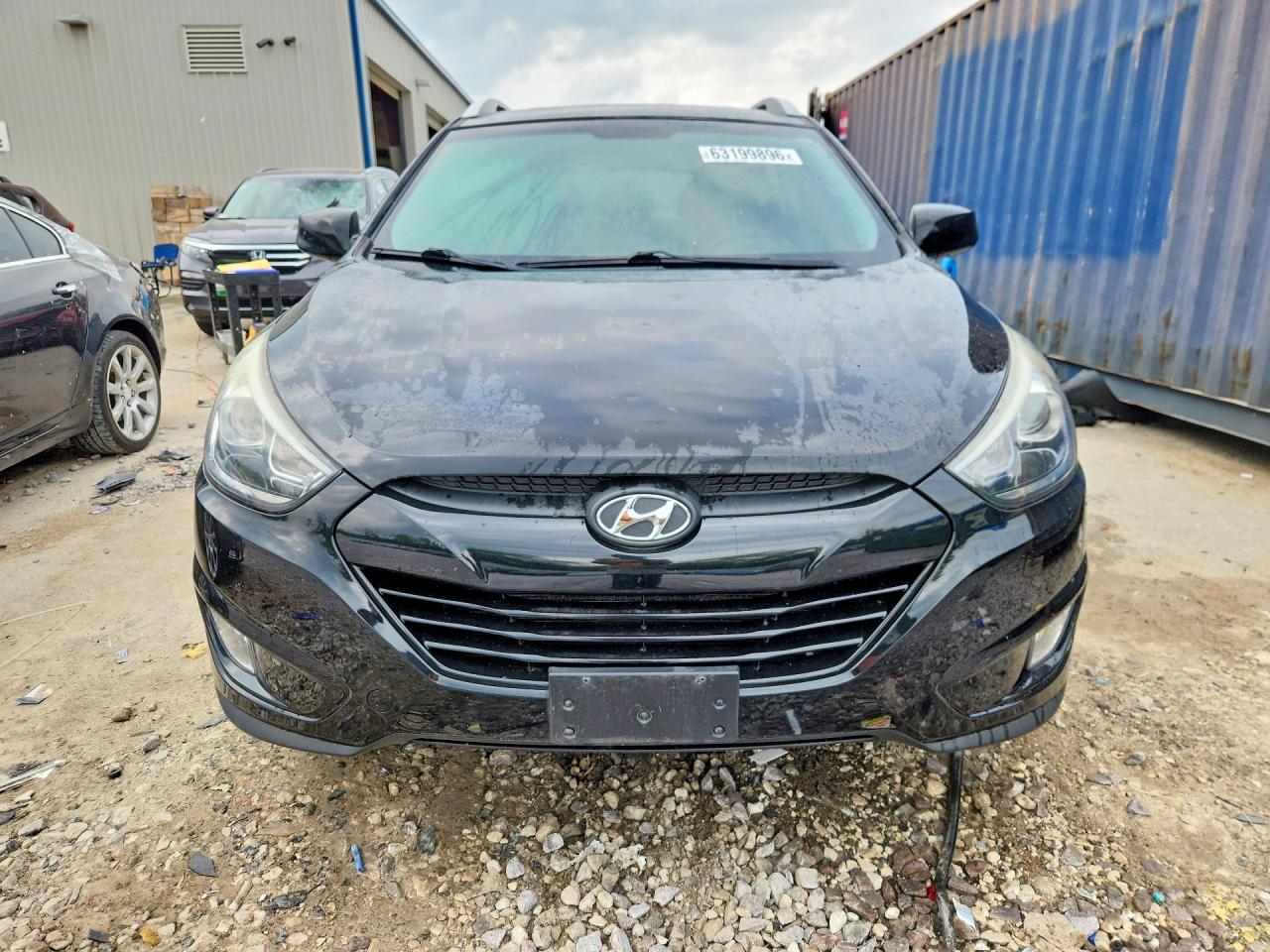 2015 Hyundai Tucson Se Black vin: KM8JUCAG2FU102614