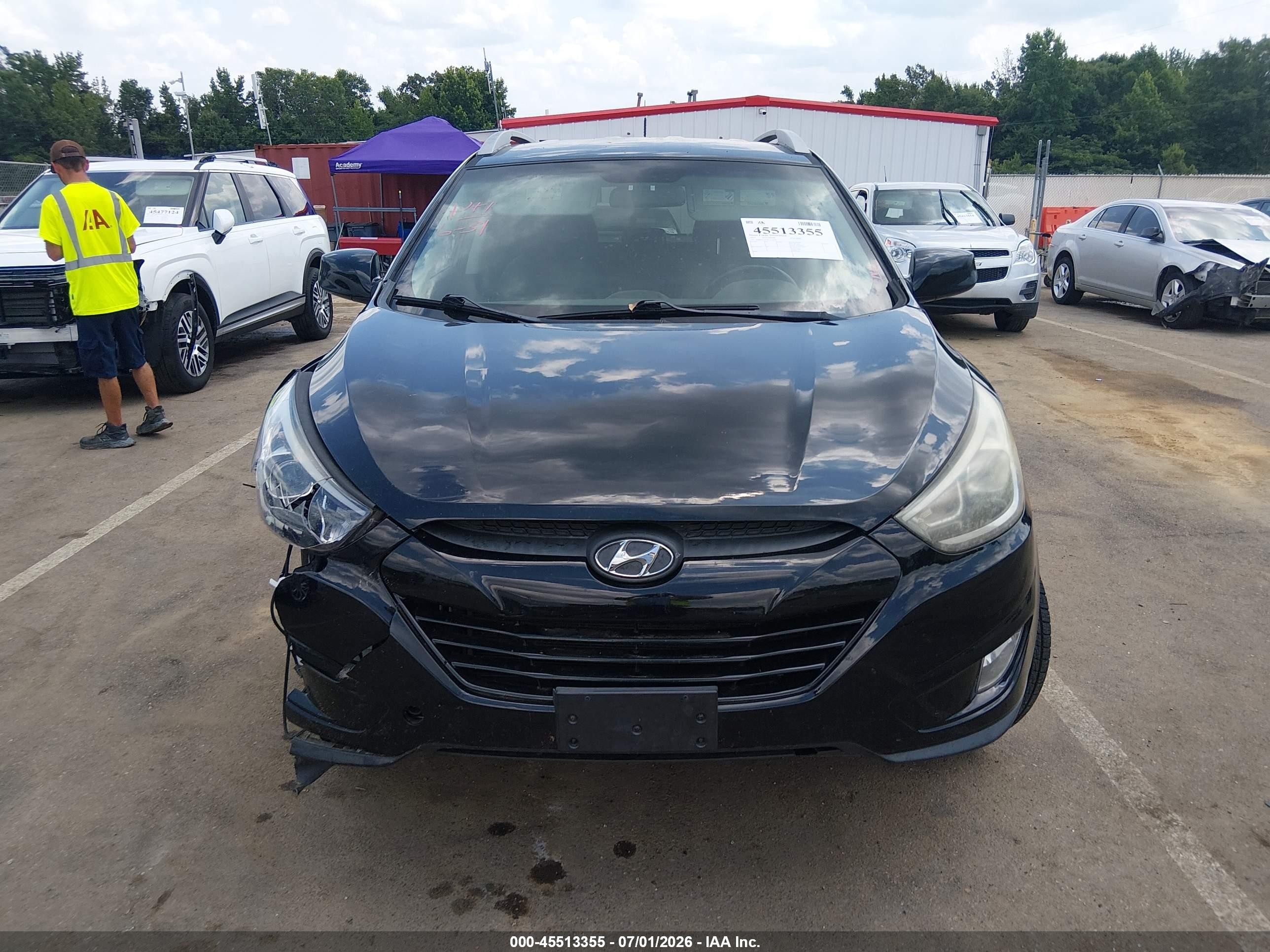 2015 Hyundai Tucson Se Black vin: KM8JUCAG2FU114276