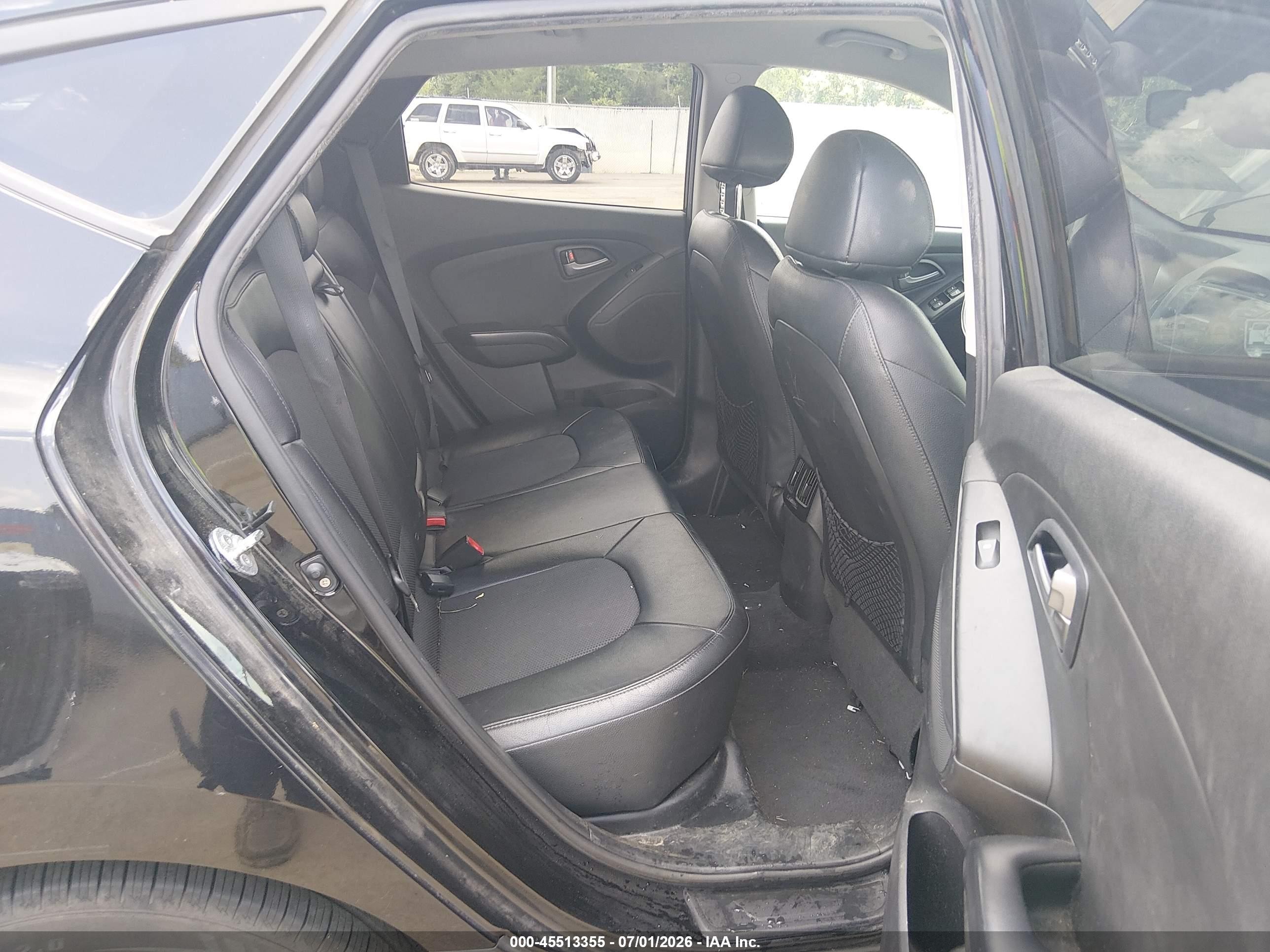 2015 Hyundai Tucson Se Black vin: KM8JUCAG2FU114276
