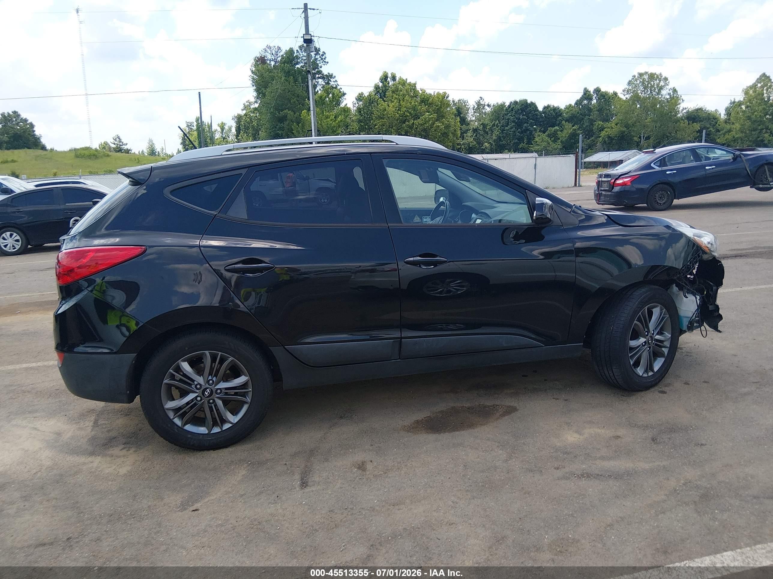 2015 Hyundai Tucson Se Black vin: KM8JUCAG2FU114276