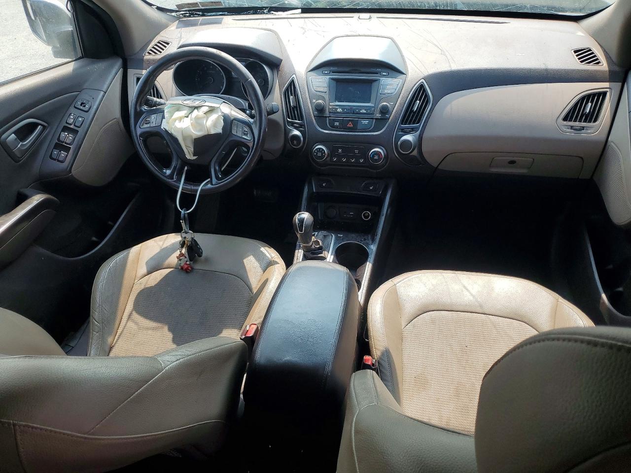 2015 Hyundai Tucson Se Black vin: KM8JUCAG2FU116139