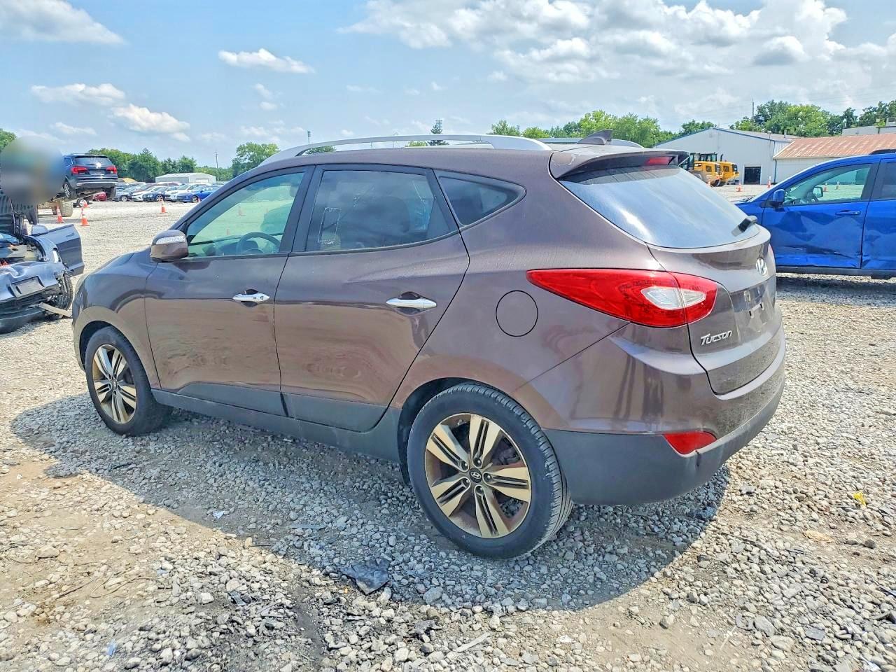2015 Hyundai Tucson Limited Brown vin: KM8JUCAG2FU977515