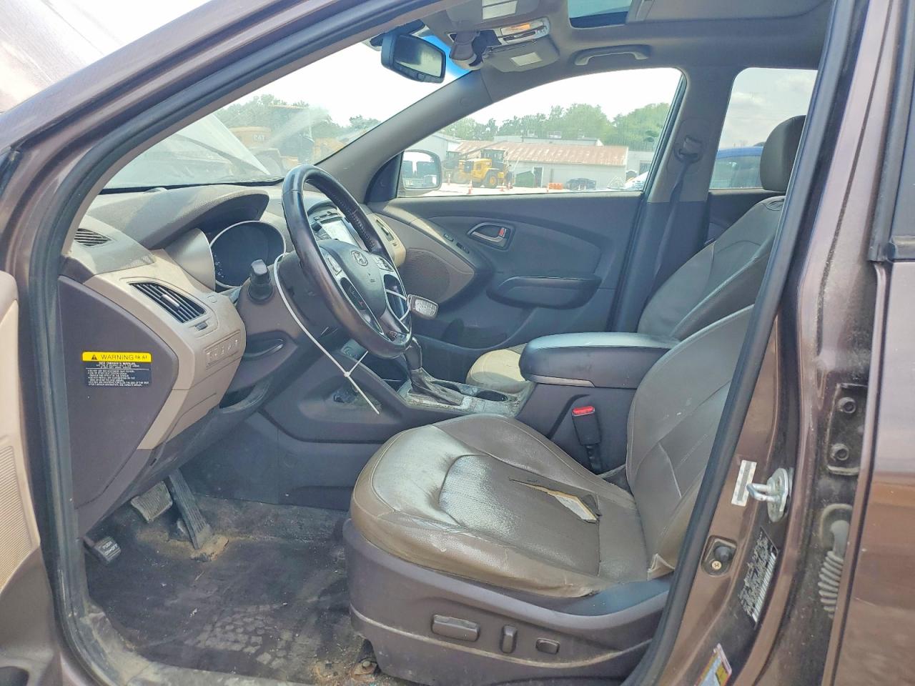 2015 Hyundai Tucson Limited Brown vin: KM8JUCAG2FU977515