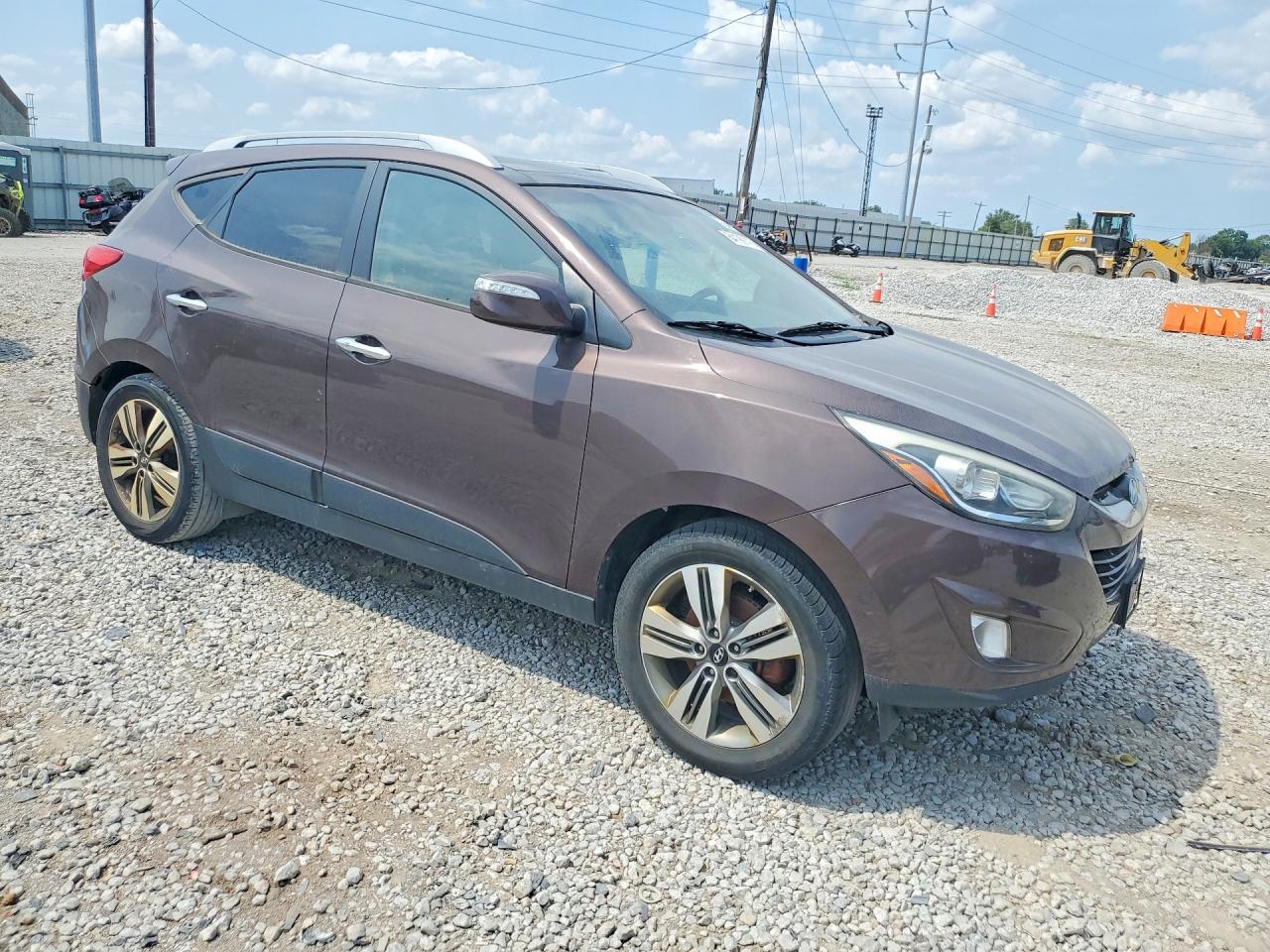 2015 Hyundai Tucson Limited Brown vin: KM8JUCAG2FU977515