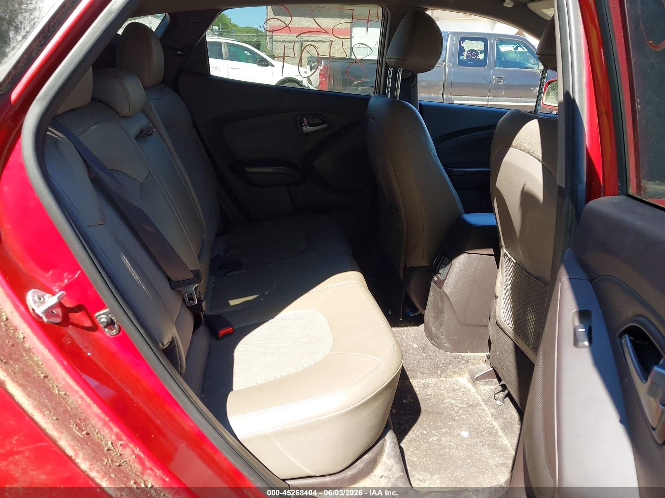 2014 Hyundai Tucson Se Красный vin: KM8JUCAG3EU924045