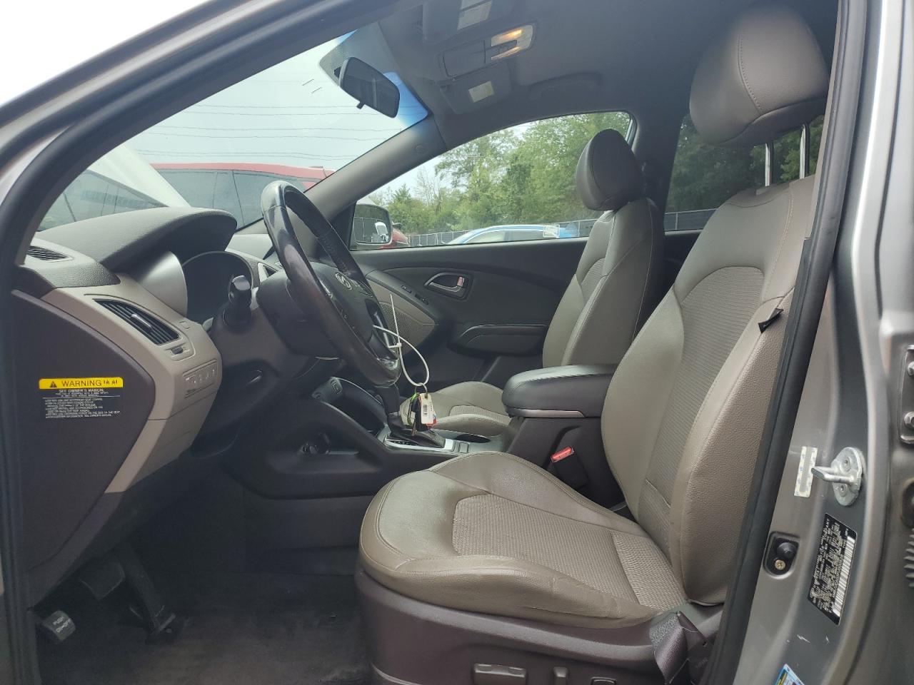 2015 Hyundai Tucson Limited Серебряный vin: KM8JUCAG3FU000528