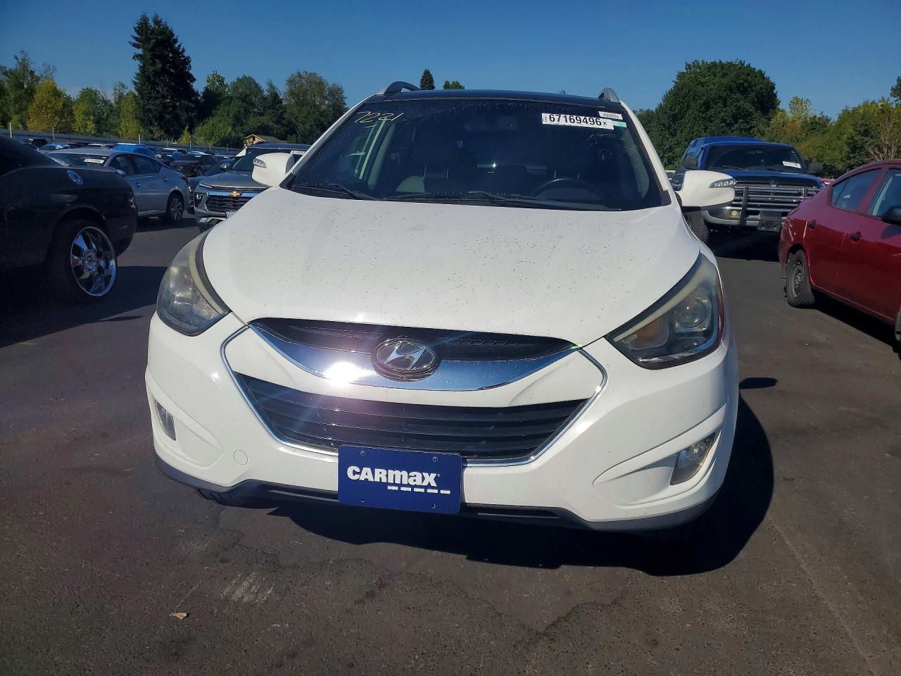 2015 Hyundai Tucson Limited White vin: KM8JUCAG3FU019287