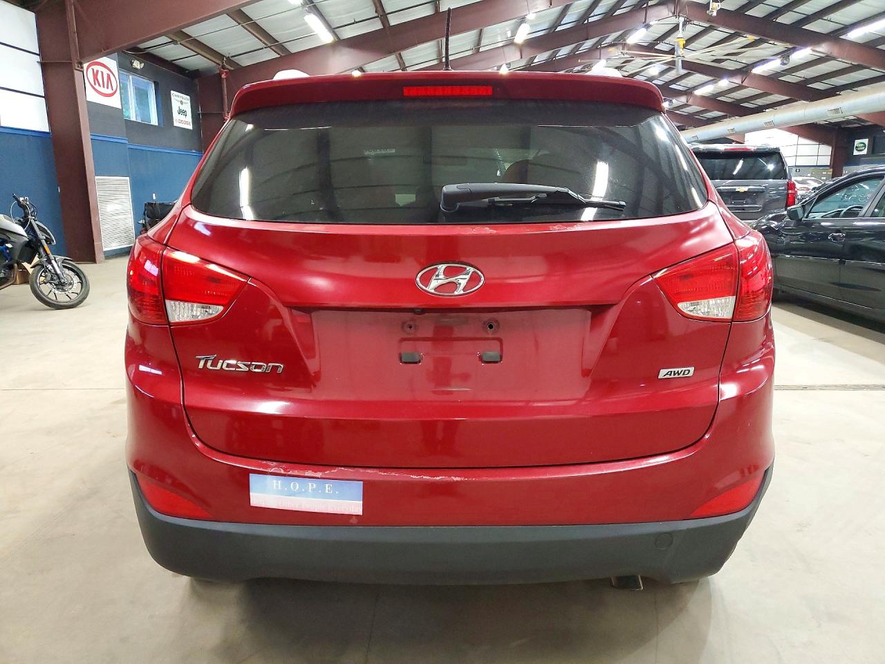 2015 Hyundai Tucson Se Red vin: KM8JUCAG3FU067579