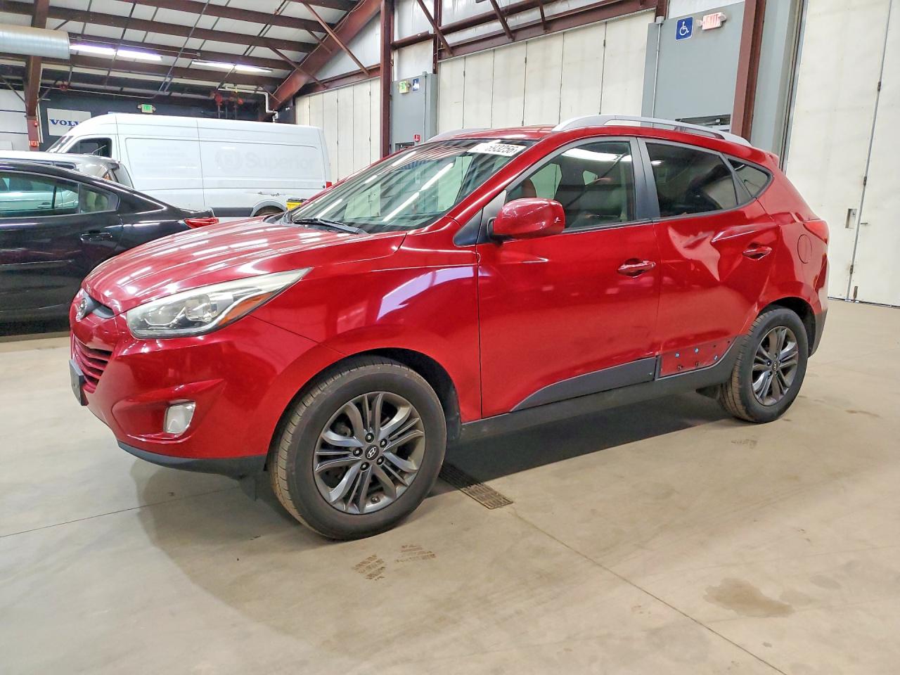 2015 Hyundai Tucson Se Red vin: KM8JUCAG3FU067579